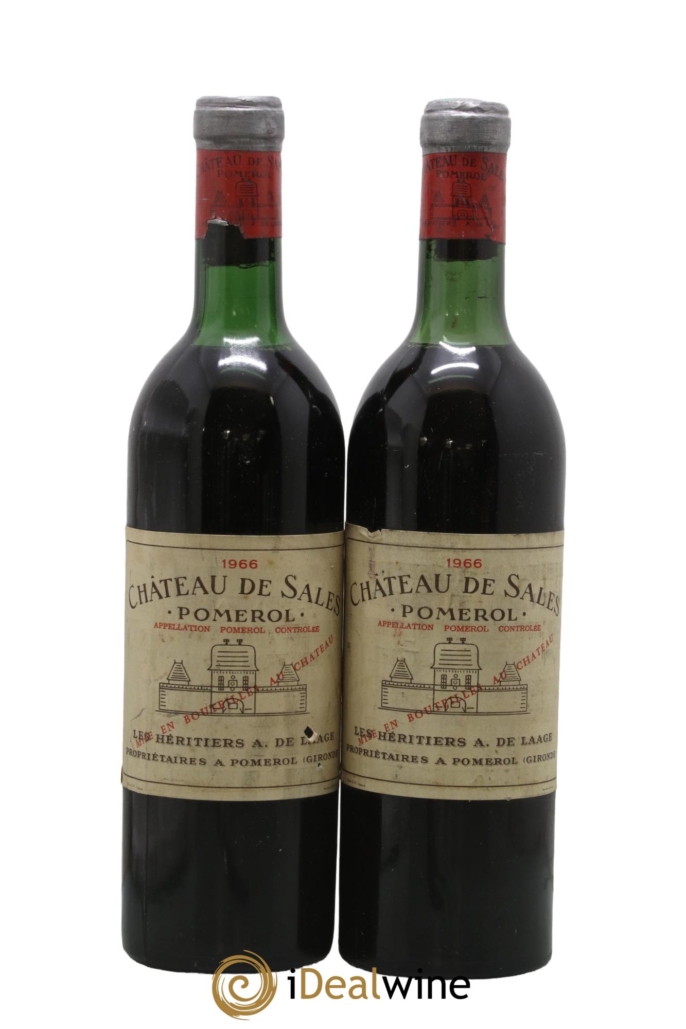 Château de Sales 1966 - Lot of 2 bottles - 0
