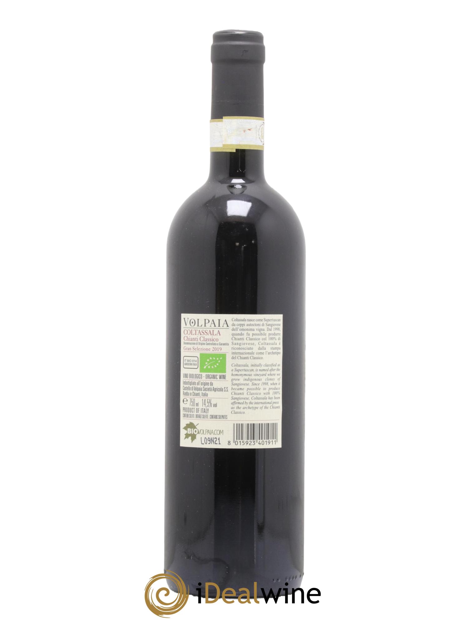 Chianti Classico DOCG Gran Selezione Coltassala Castello di Volpaia 2019 - Lot de 1 bouteille - 1