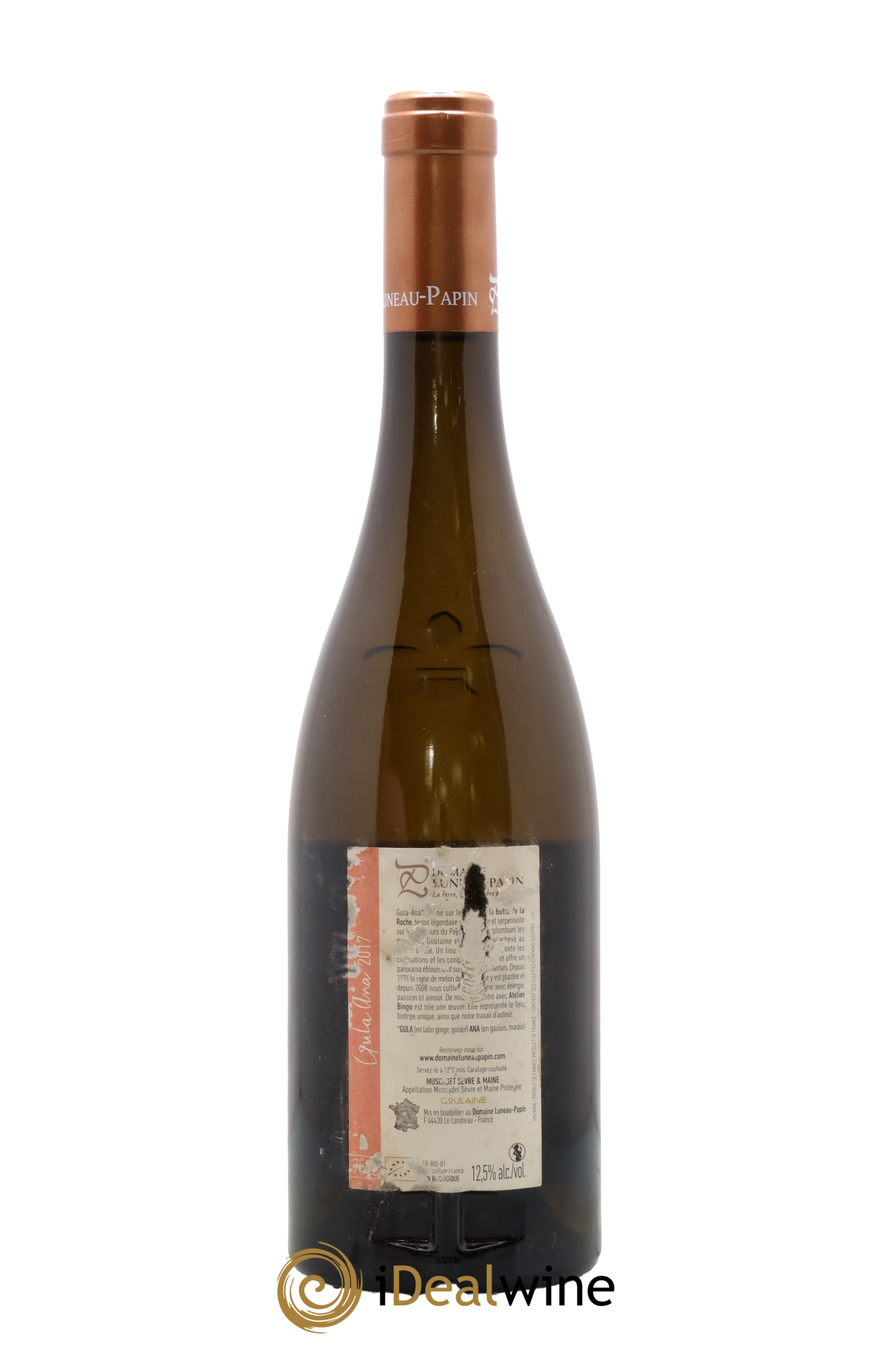 Muscadet-Sèvre-et-Maine Gula Ana Luneau-Papin 2017 - Lot de 1 bouteille - 1