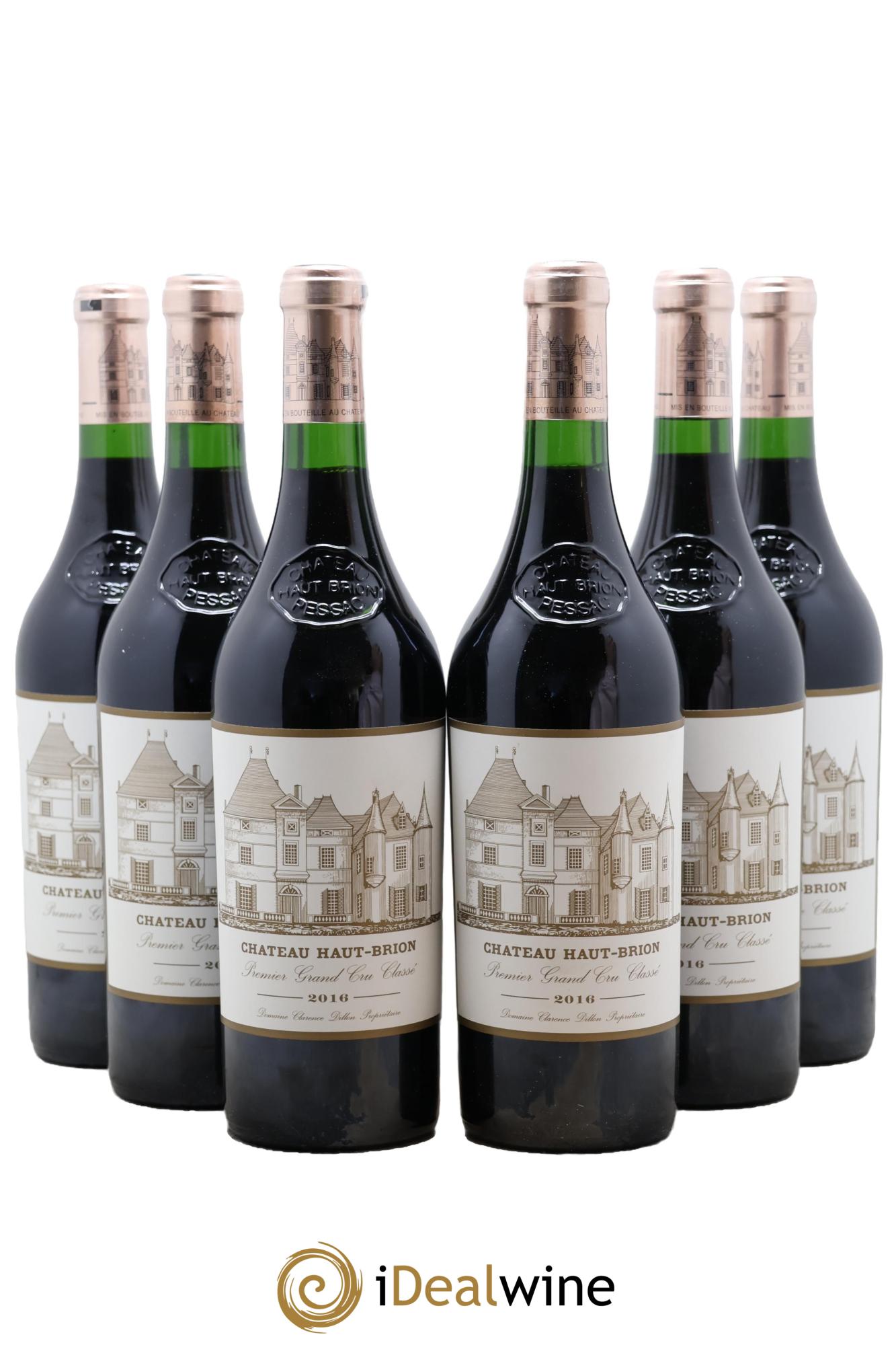 Château Haut Brion 1er Grand Cru Classé 2016 - Lotto di 6 bottiglie - 0