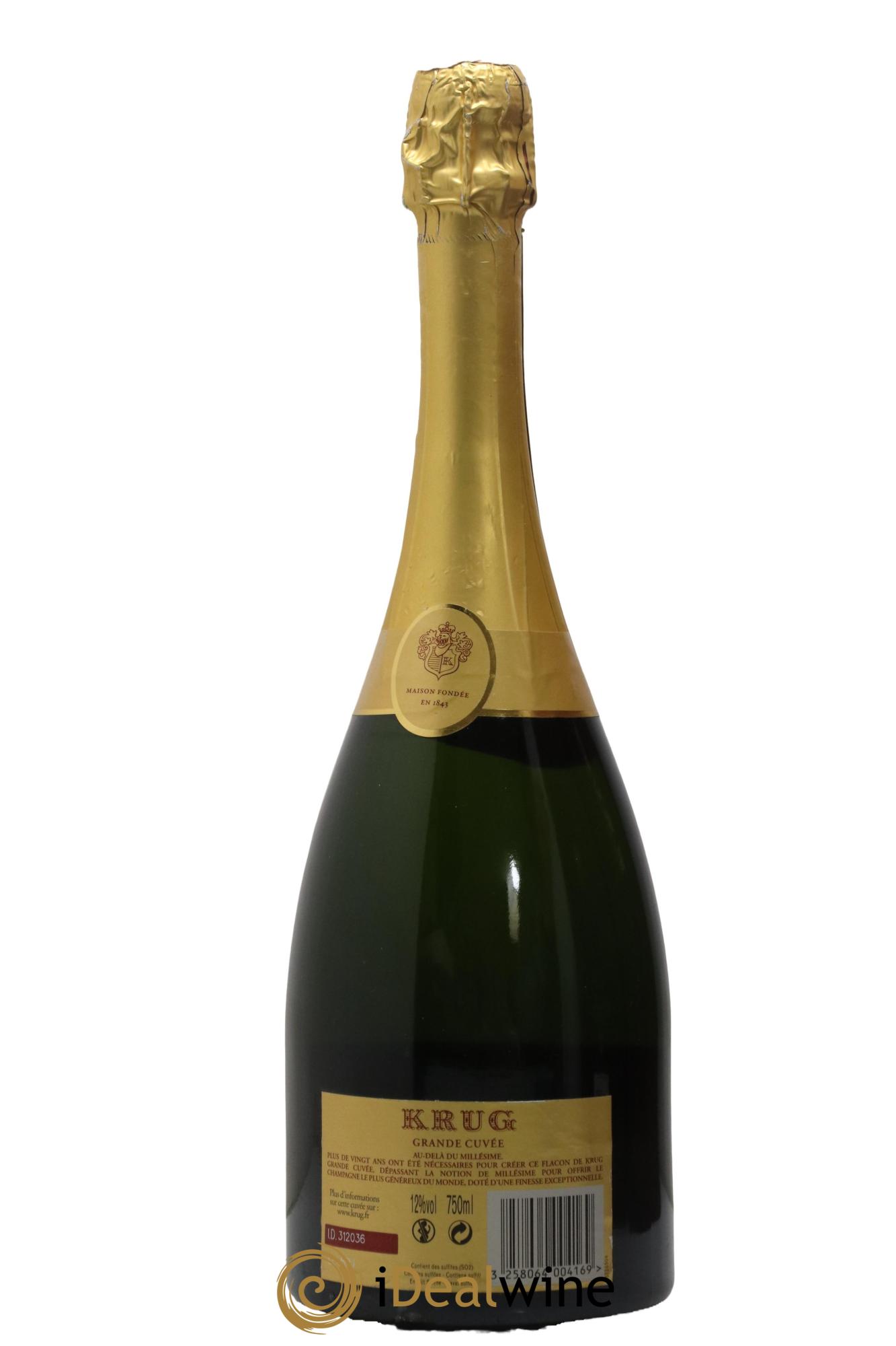 Grande Cuvée - 161ème édition Krug - Lot de 1 bouteille - 1