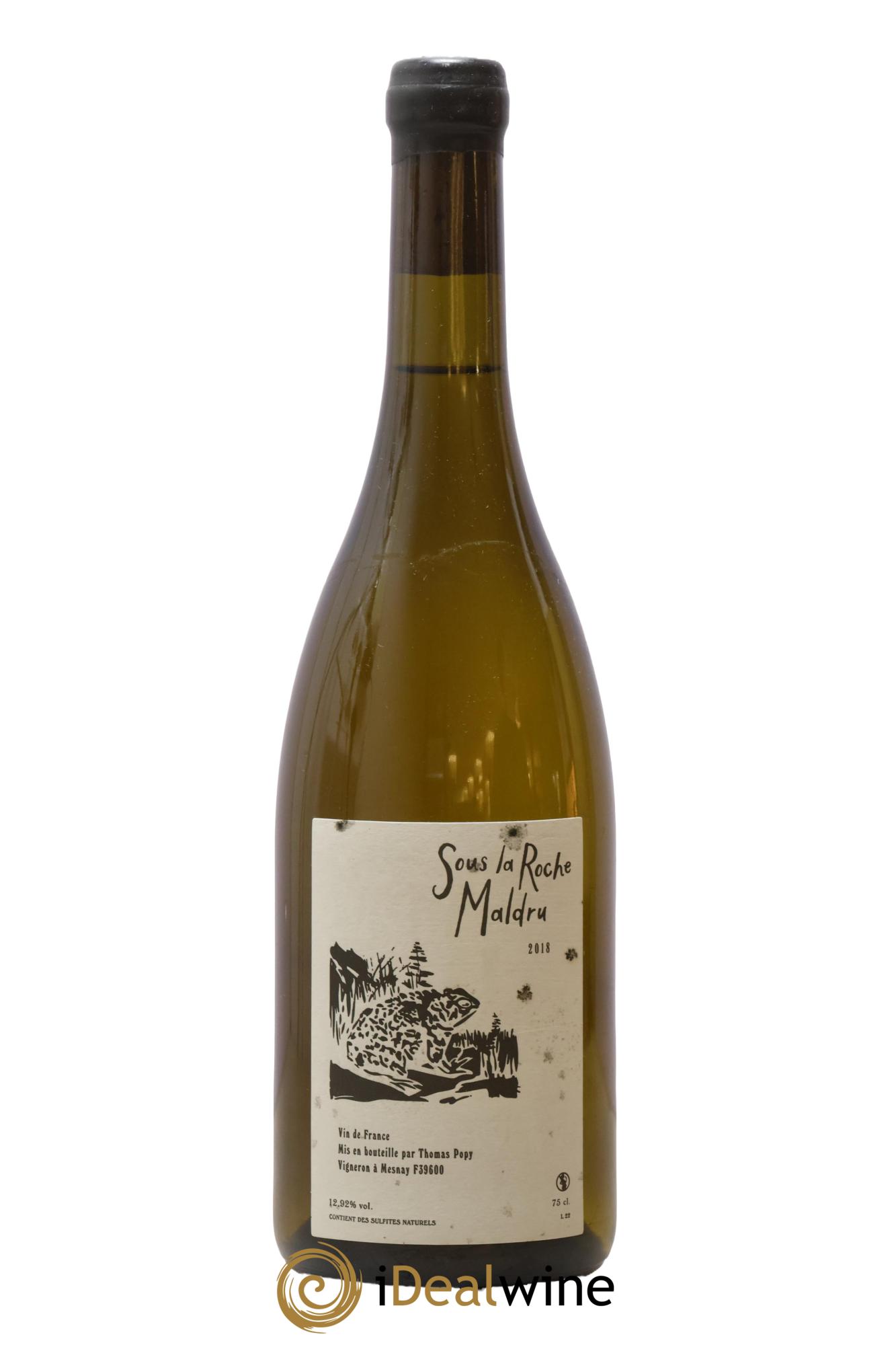 Vin de France Savagnin Sous la Roche Maldru Thomas Popy 2018 - Lotto di 1 bottiglia - 0