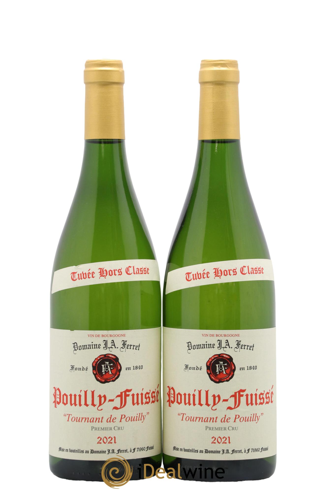 Pouilly-Fuissé 1er Cru Hors Classe Tournant de Pouilly J.A. Ferret (Domaine) 2021 - Lot de 2 bouteilles - 0