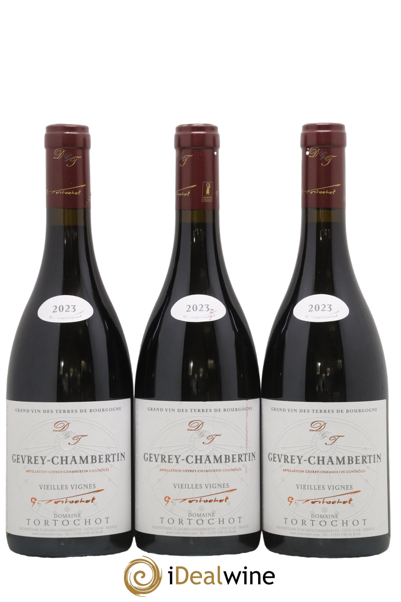 Gevrey-Chambertin Vieilles vignes Tortochot (Domaine) 2023 - Lot de 3 bouteilles - 0
