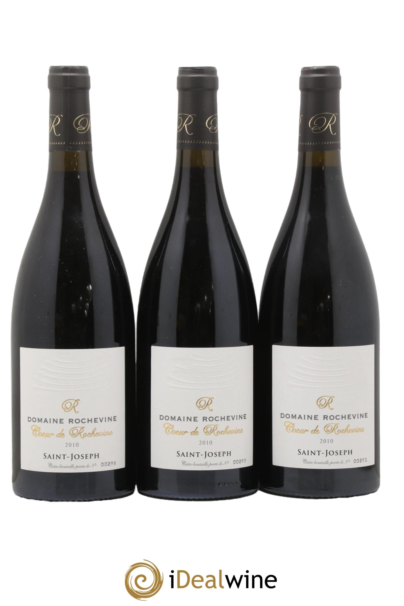 Saint-Joseph Cave Desirat Domaine Rochevine Coeur De Rochevine 2010 - Lotto di 3 bottiglie - 0