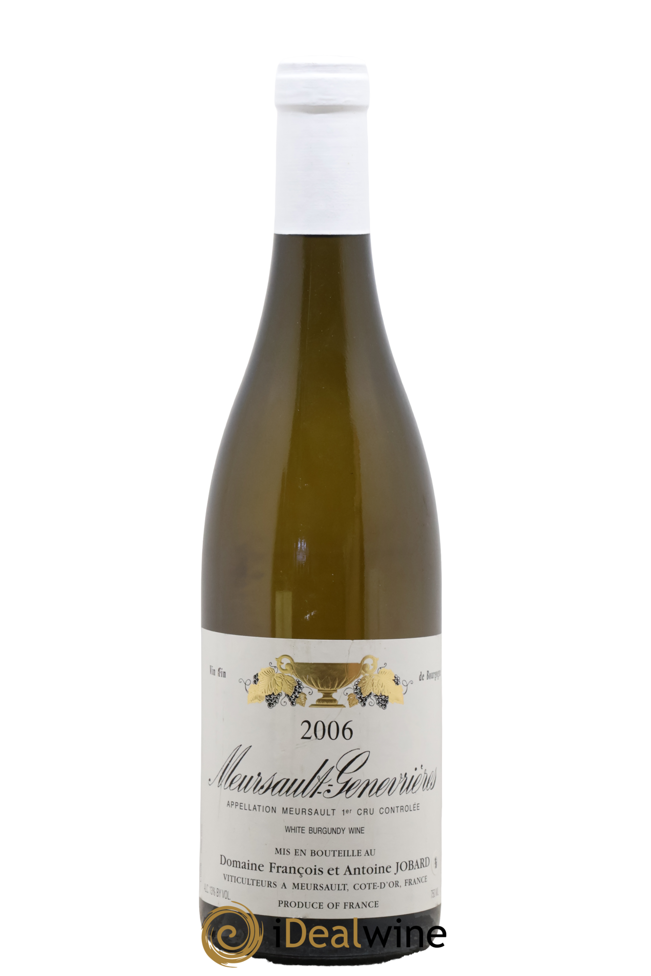 Meursault 1er Cru Genevrières François et Antoine Jobard (Domaine) 2006 - Lot of 1 bottle - 0