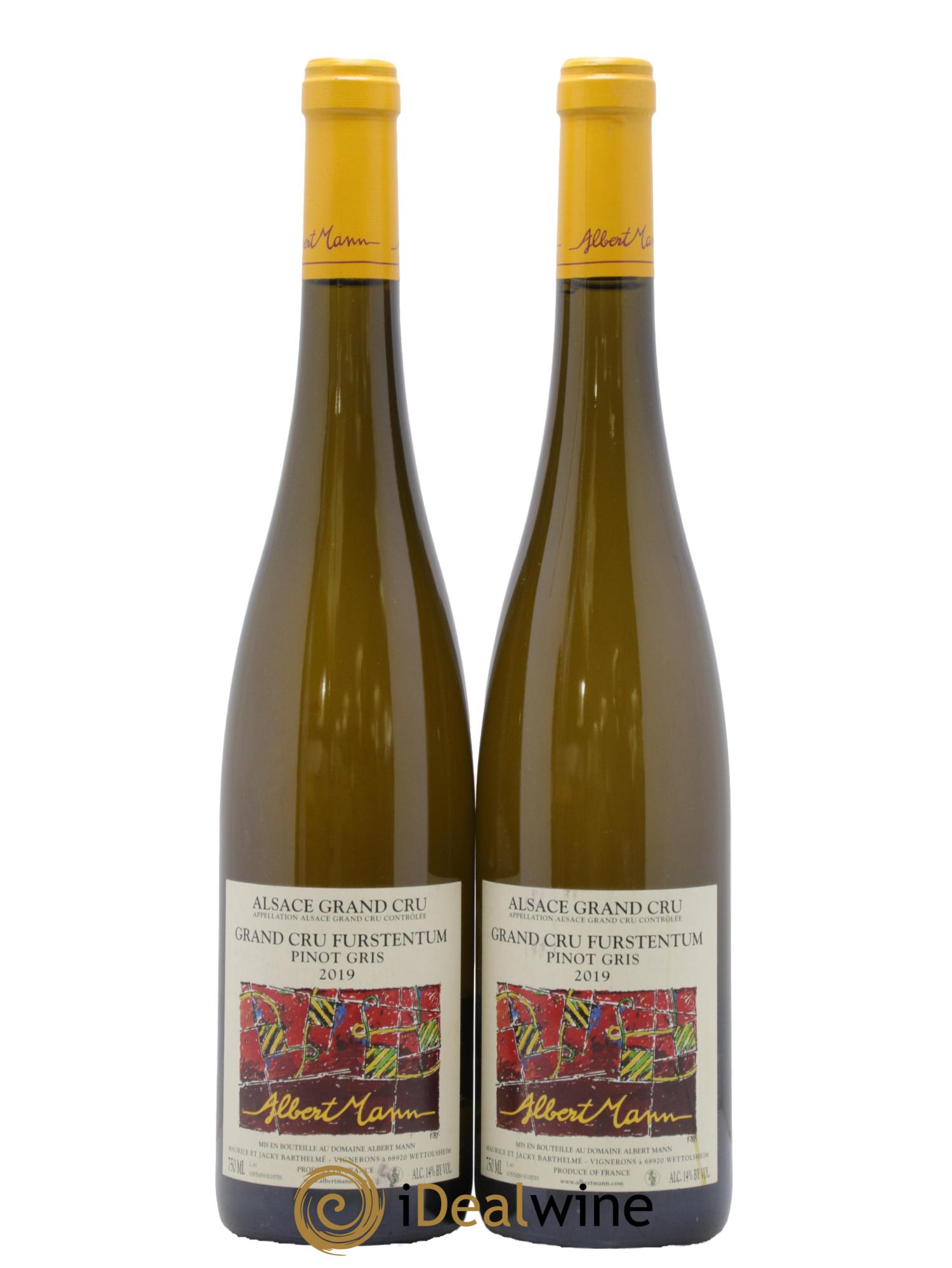 Alsace Pinot Gris Grand Cru Furstentum Albert Mann 2019 - Lot de 2 bouteilles - 0