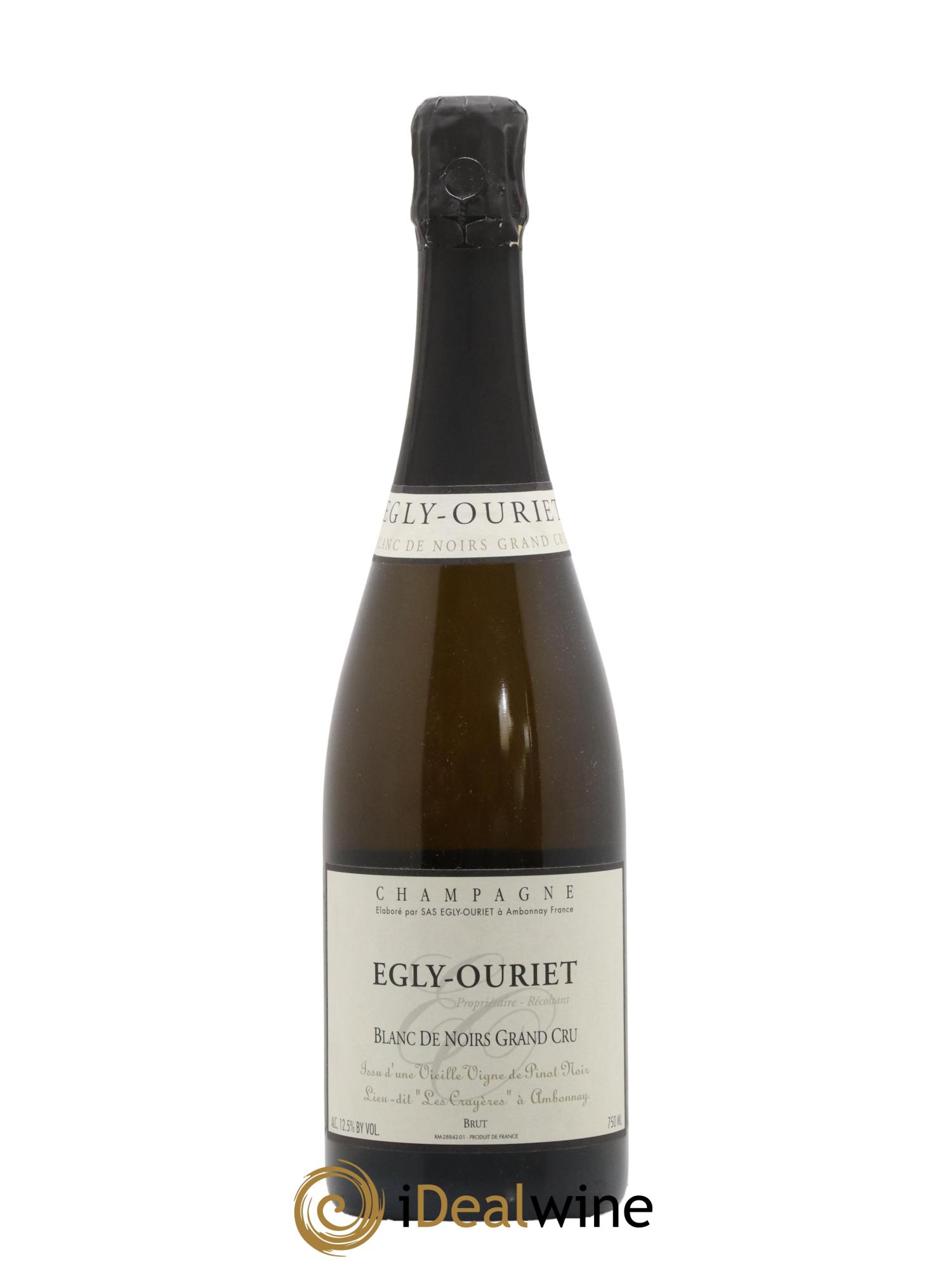 Blanc de Noirs Vieilles Vignes Egly-Ouriet - Lot de 1 bouteille - 0