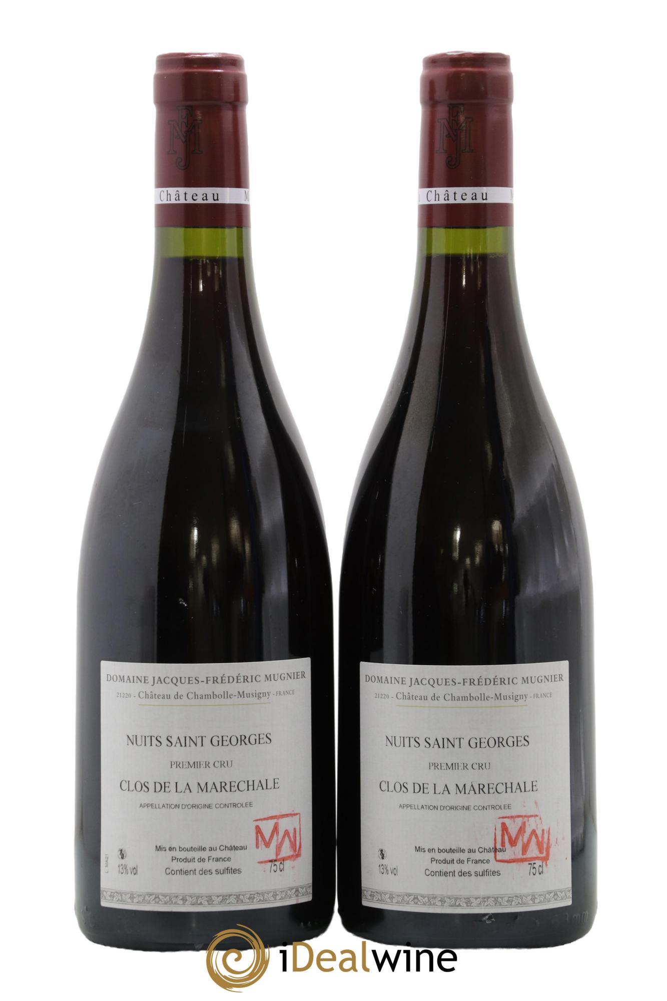 Nuits-Saint-Georges 1er Cru Clos de La Maréchale Jacques-Frédéric Mugnier 2021 - Lot de 2 bouteilles - 1