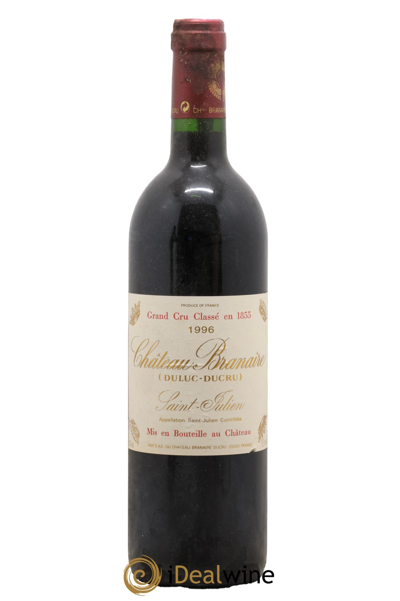 Château Branaire Ducru 4ème Grand Cru Classé 1996 - Lot de 1 bouteille - 0