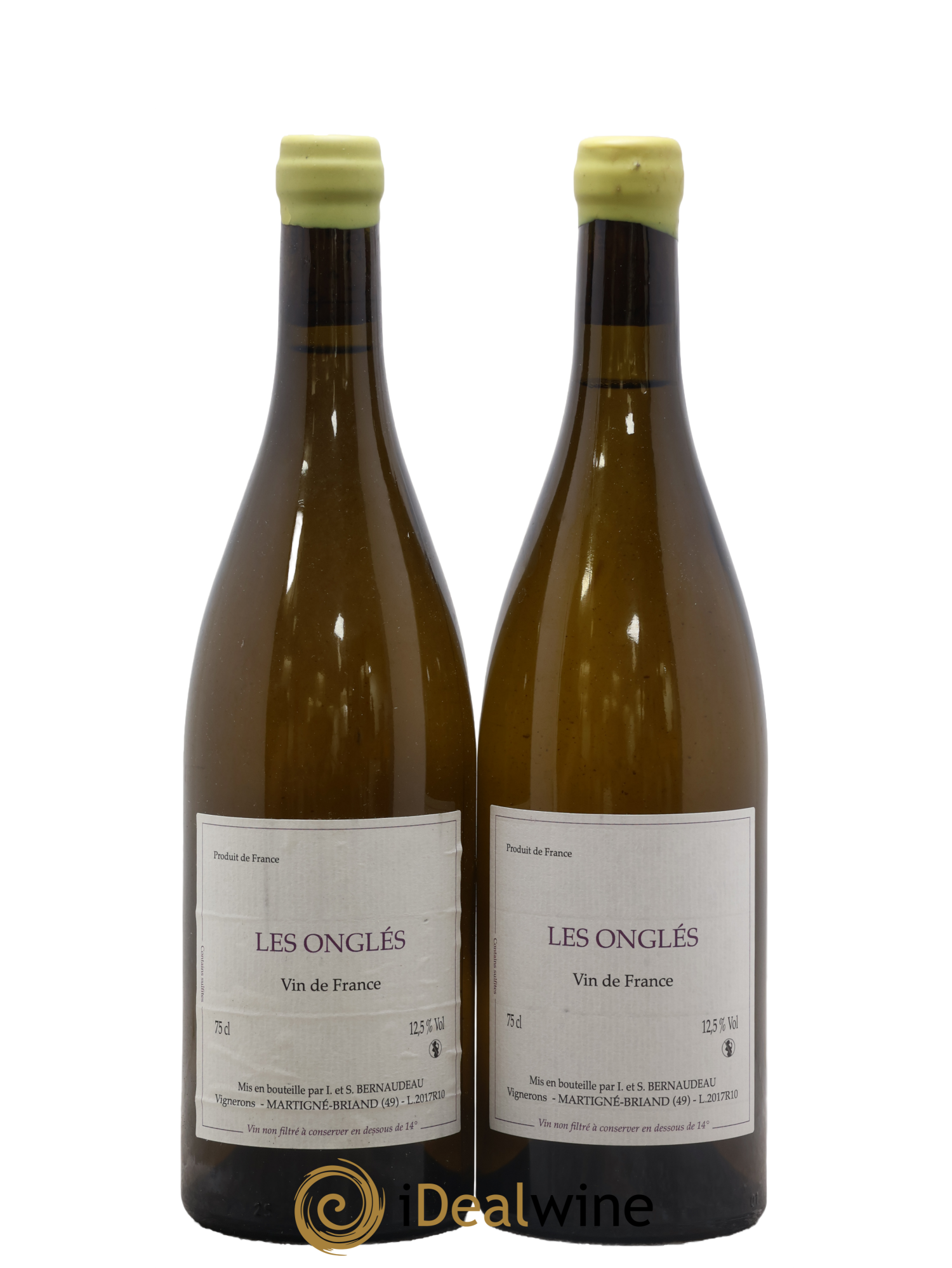 Vin de France Les Onglés Stéphane Bernaudeau 2017 - Lotto di 2 bottiglie - 0