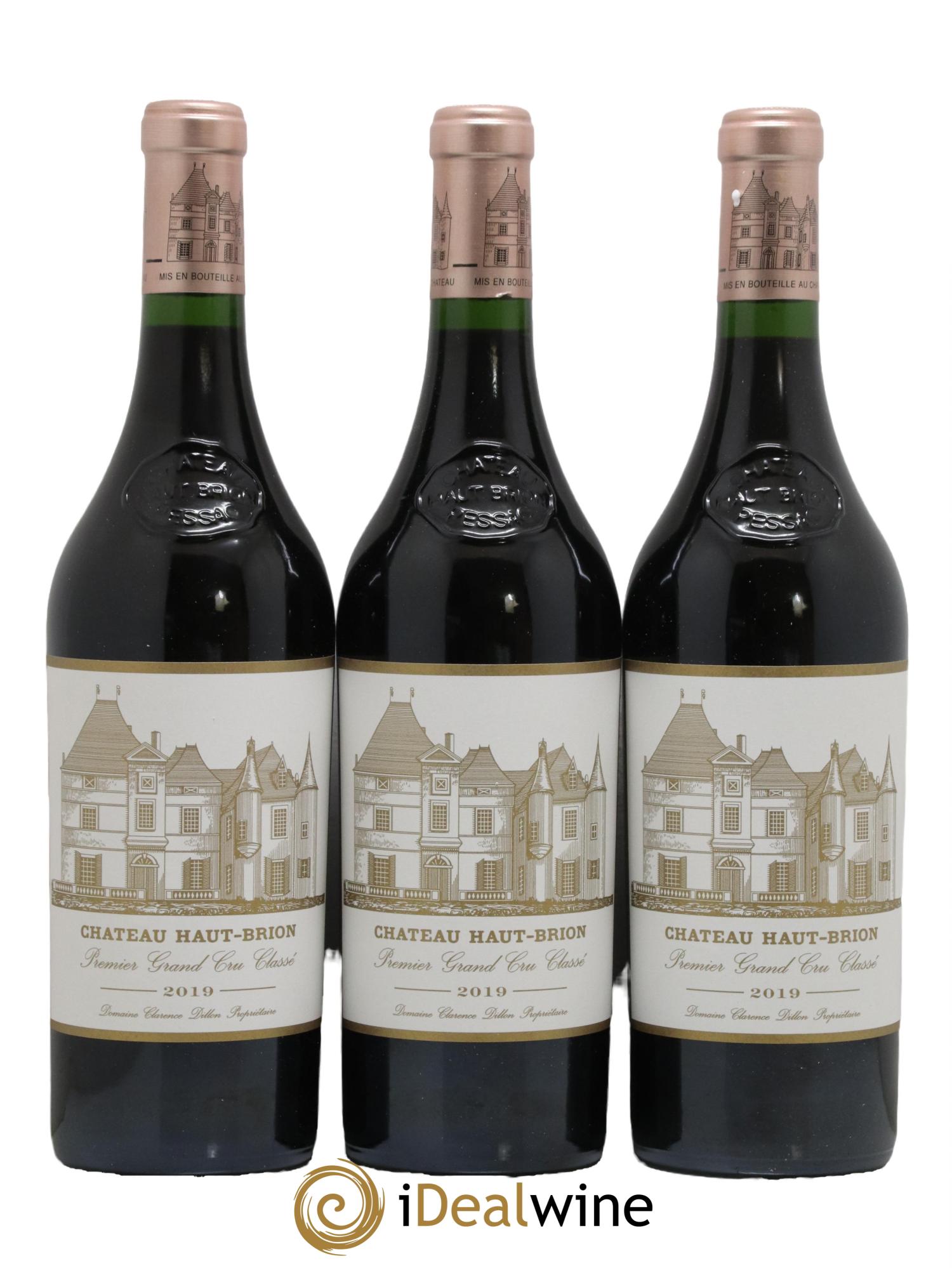Château Haut Brion 1er Grand Cru Classé 2019 - Lot de 3 bouteilles - 0