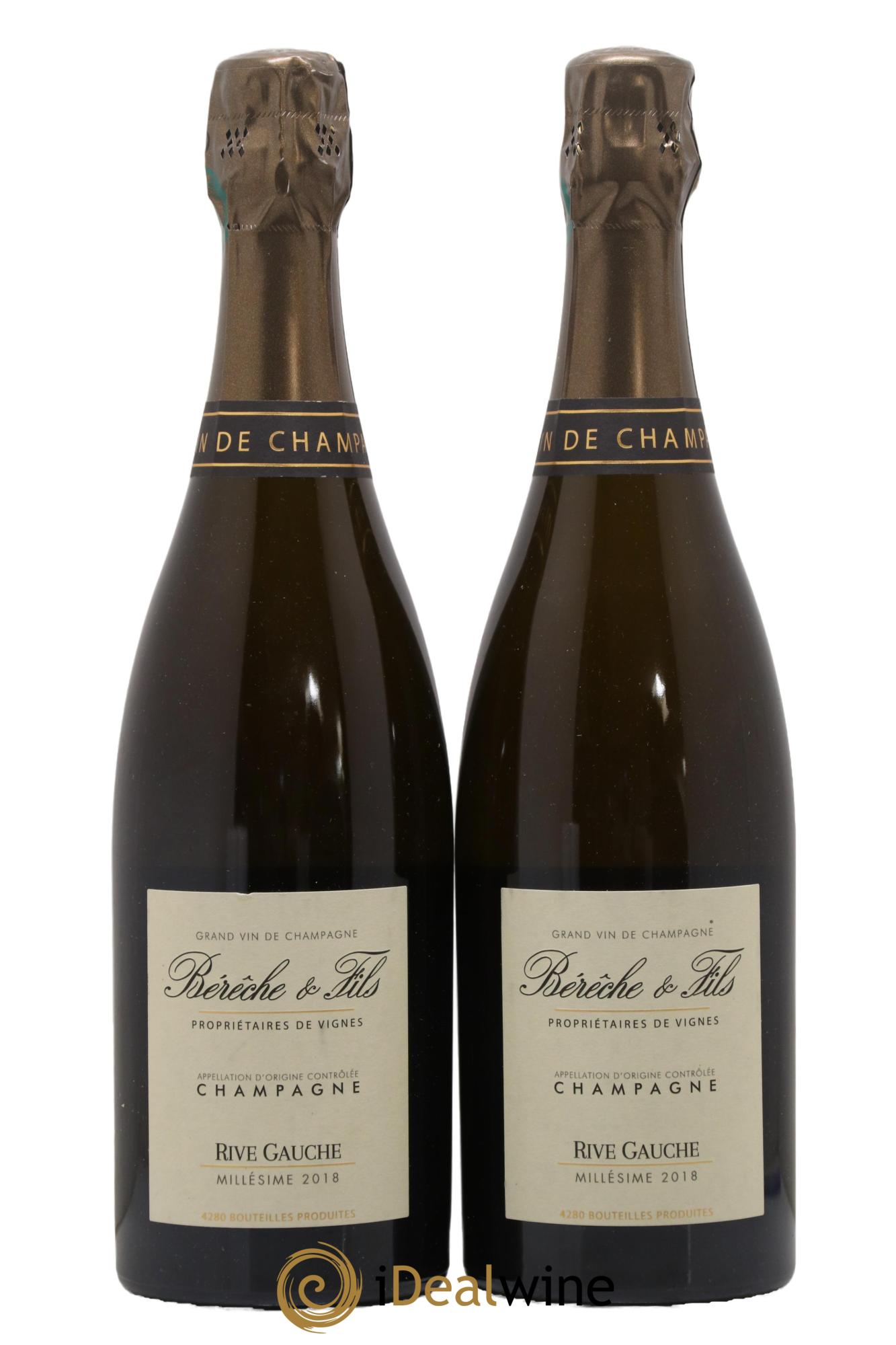 Rive Gauche Extra-Brut Bérêche et Fils 2018 - Lot de 2 bouteilles - 0