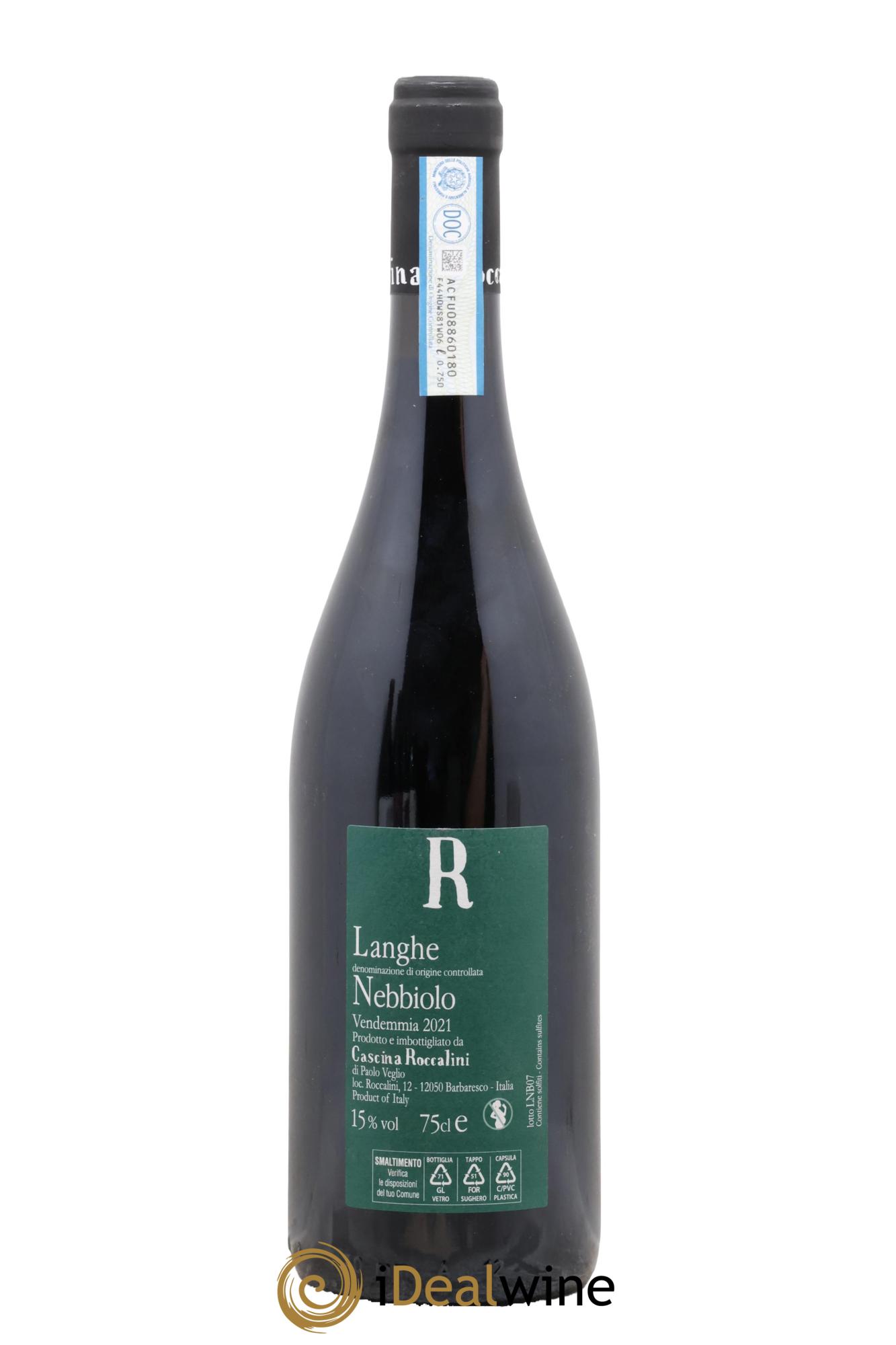 Langhe DOC Nebbiolo Cascina Roccalini 2021 - Lotto di 1 bottiglia - 1