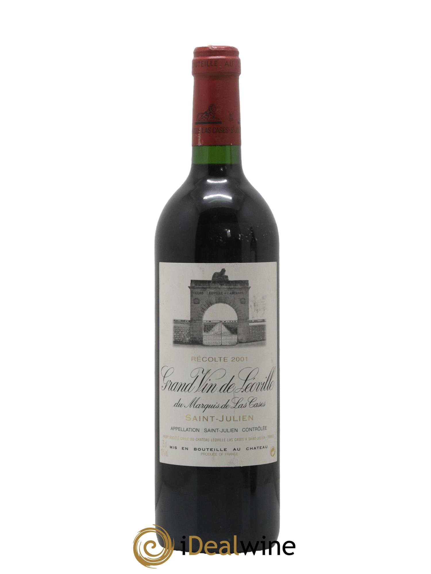 Château Léoville Las Cases 2ème Grand Cru Classé 2001 - Lot de 1 bouteille - 0