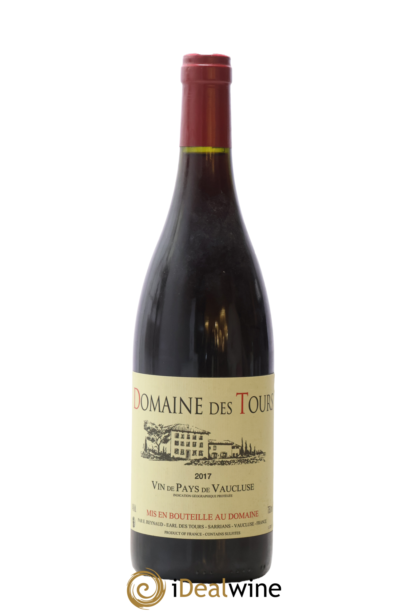 Vaucluse (Vin de Pays de Vaucluse) Domaine des Tours Emmanuel Reynaud 2017 - Lot de 1 bouteille - 0