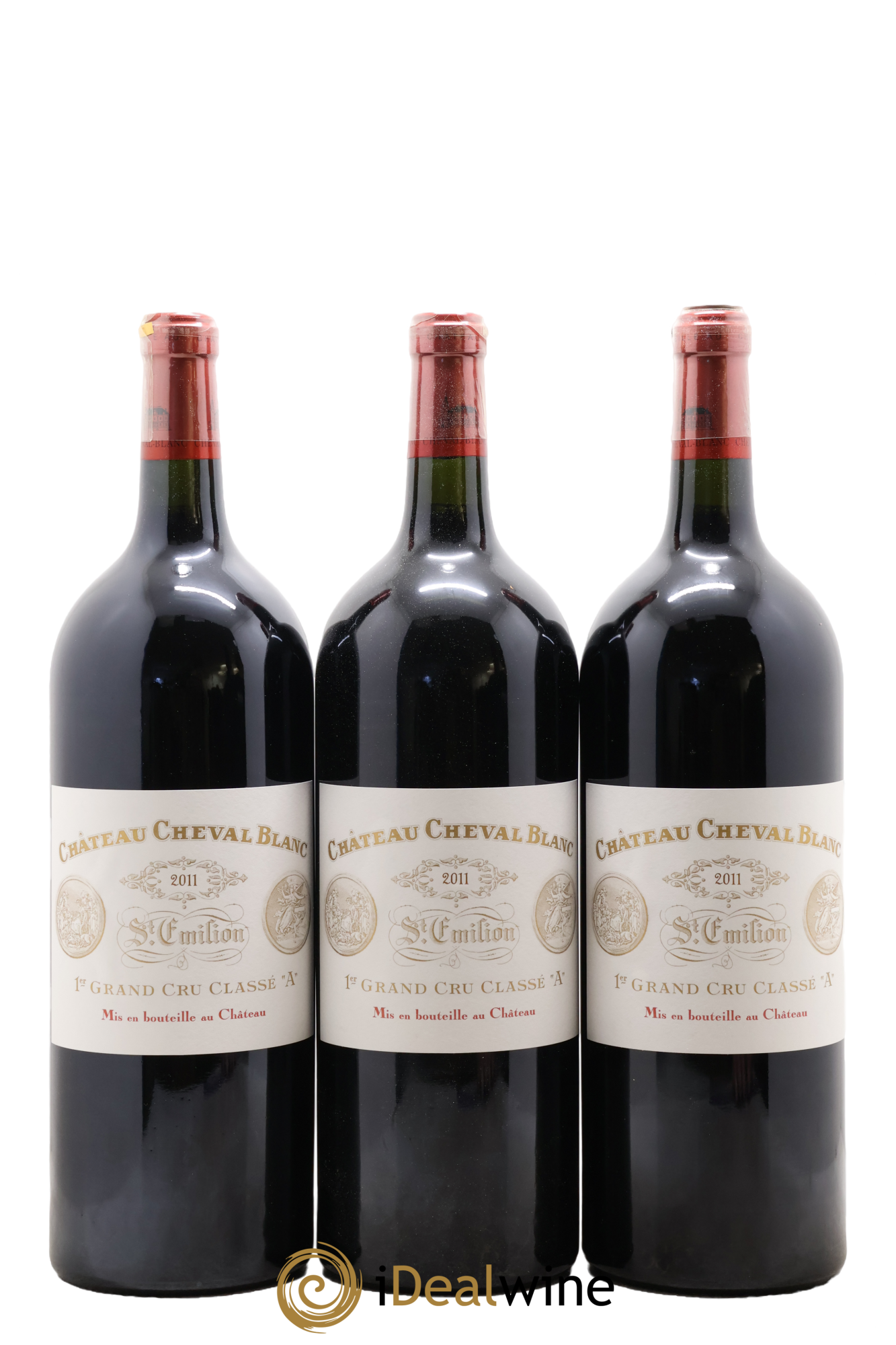 Château Cheval Blanc 1er Grand Cru Classé A 2011 - Lot de 3 magnums - 0