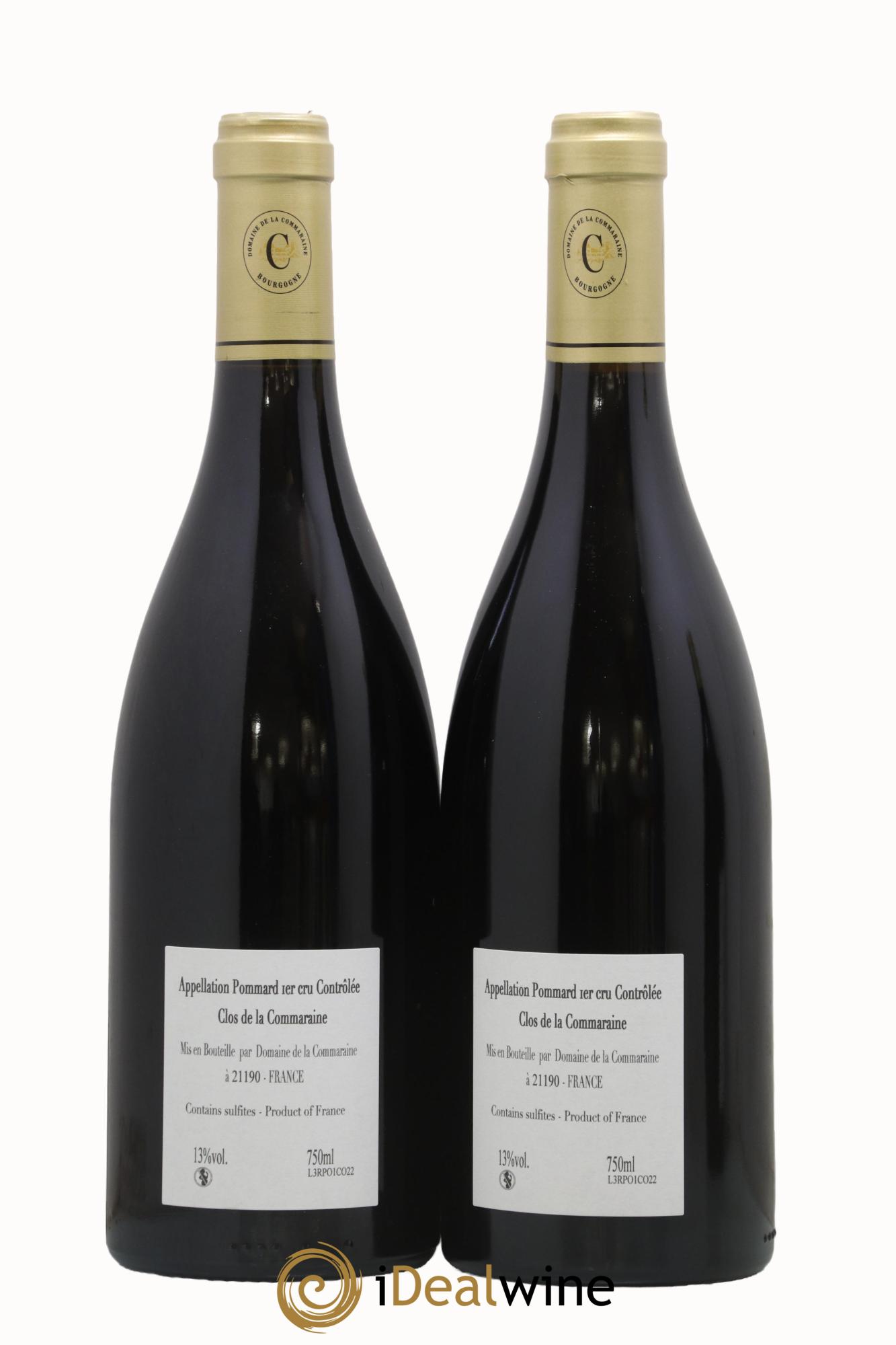 Pommard 1er Cru Clos de la Commaraine Domaine de la Commaraine 2022 - Lot of 2 bottles - 1