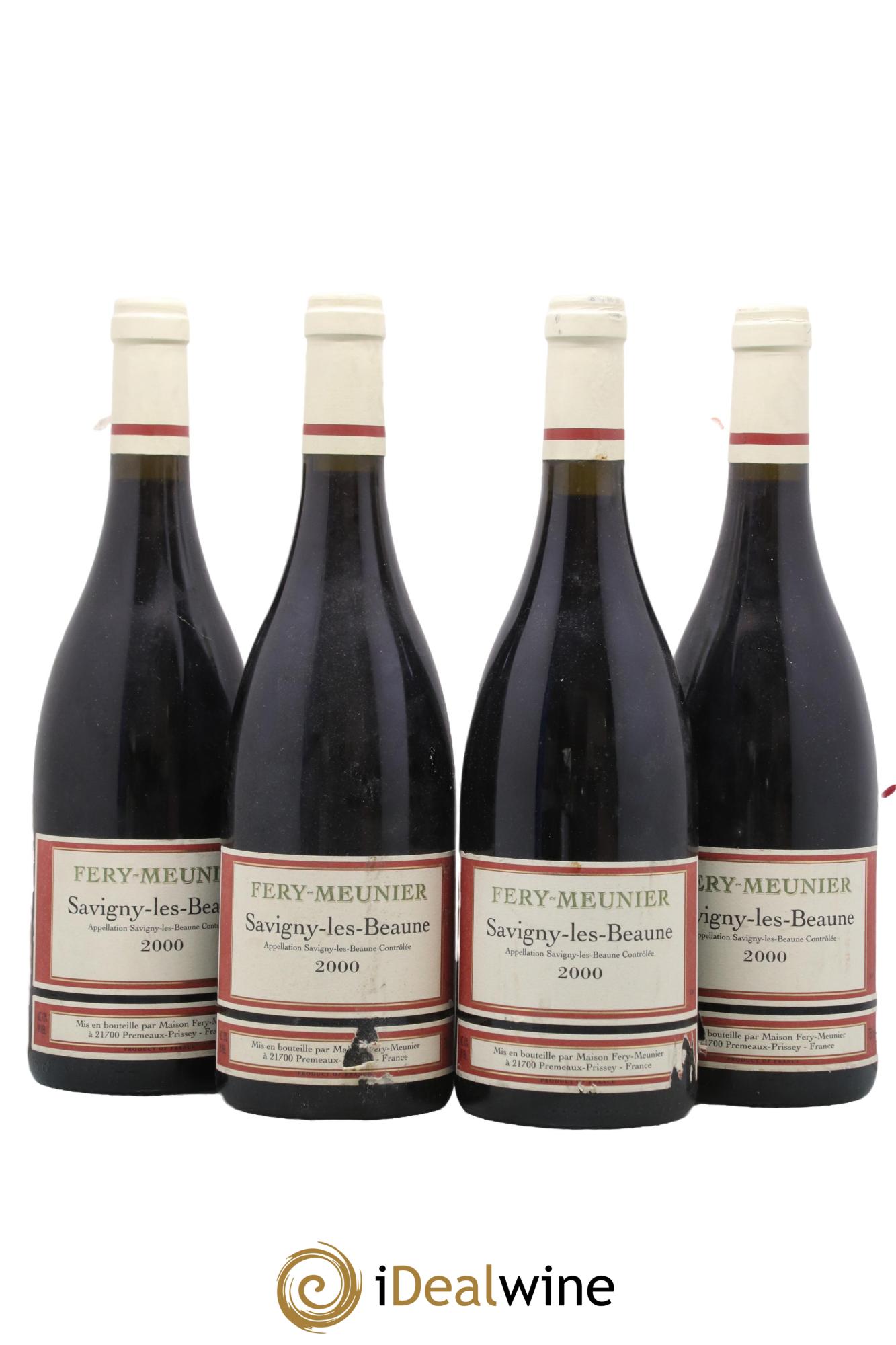 Savigny-lès-Beaune Domaine Fery Meunier 2000 - Lot de 4 bouteilles - 0