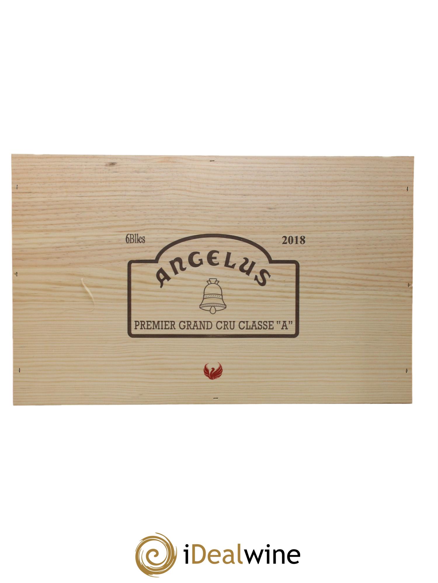 Château Angélus 1er Grand Cru Classé A 2018 - Lot de 6 bouteilles - 6