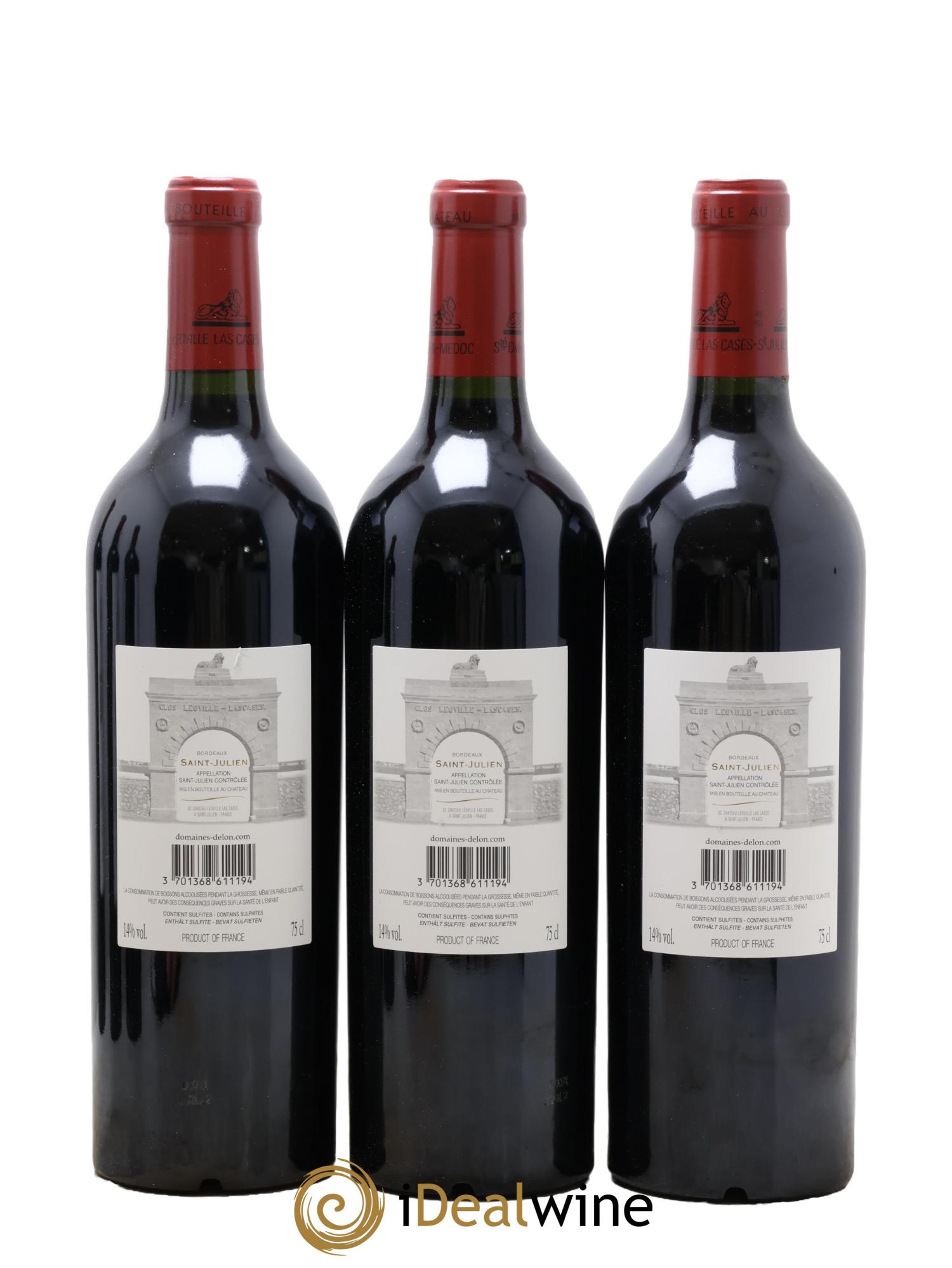 Château Léoville Las Cases 2ème Grand Cru Classé  2019 - Lot of 6 bottles - 2