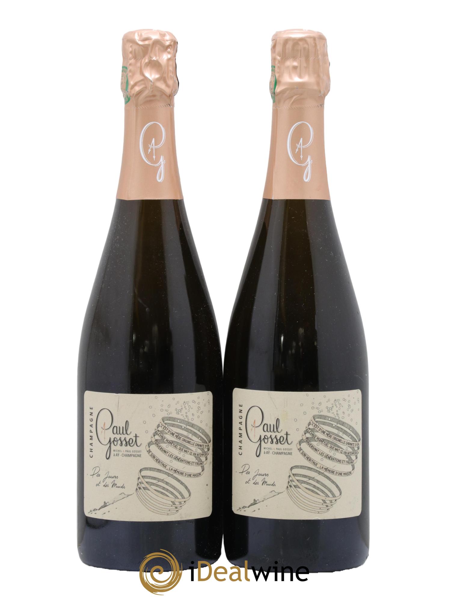 Des Jours et Des Muids Paul Gosset - Lot de 2 bouteilles - 0