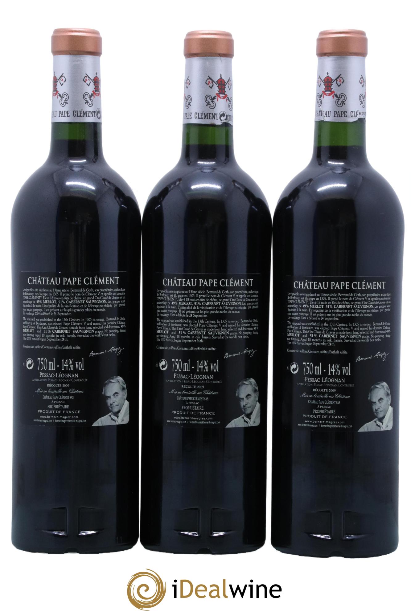 Château Pape Clément Cru Classé de Graves 2009 - Lot of 12 bottles - 4