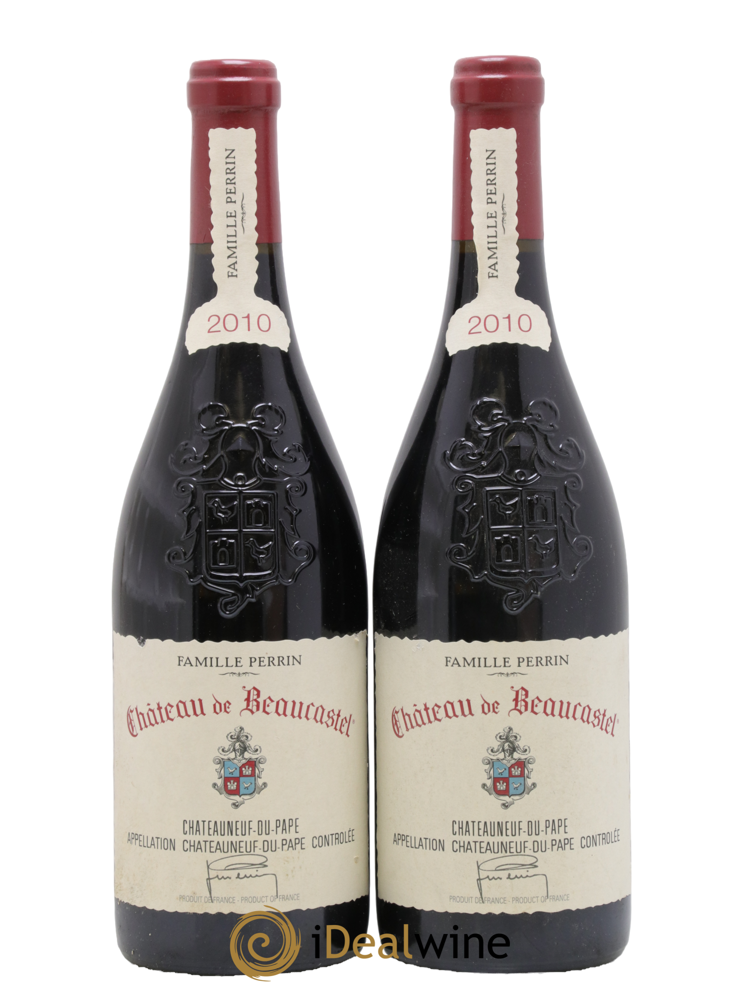 Châteauneuf-du-Pape Château de Beaucastel Famille Perrin 2010 - Lot de 2 bouteilles - 0