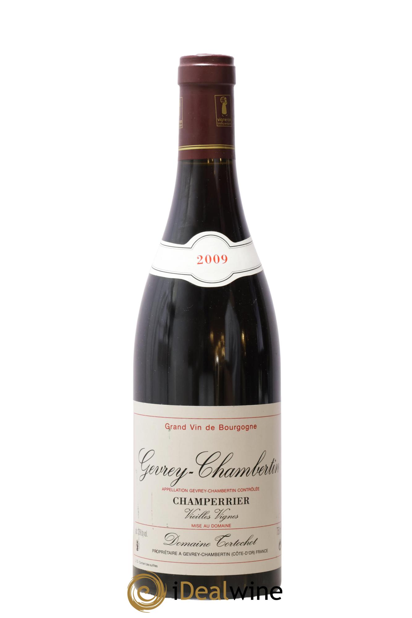 Gevrey-Chambertin Champerrier Vieilles Vignes Tortochot (Domaine) 2009 - Lot of 1 bottle - 0