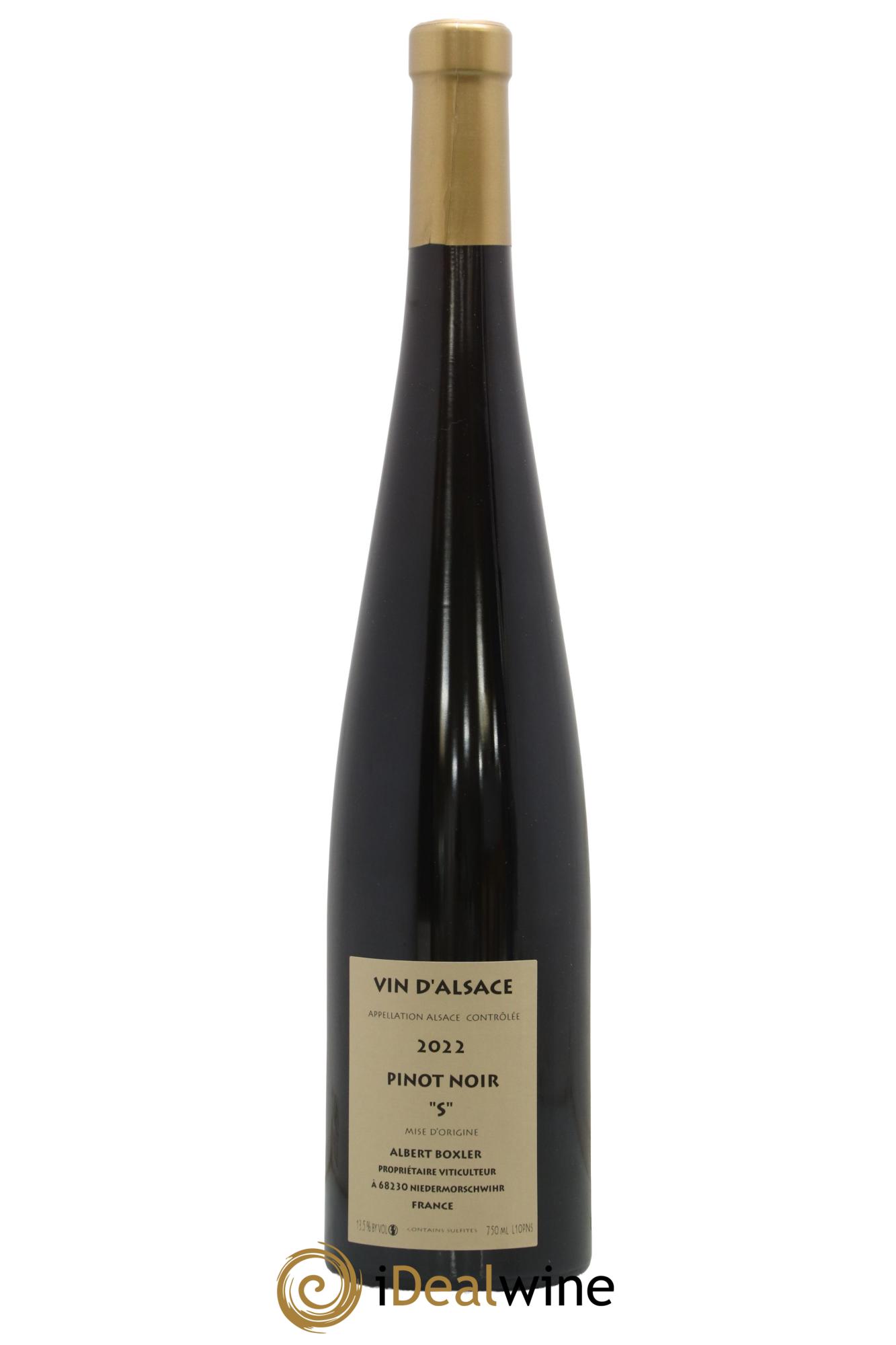 Alsace Pinot Noir S Albert Boxler 2022 - Lot of 1 bottle - 1