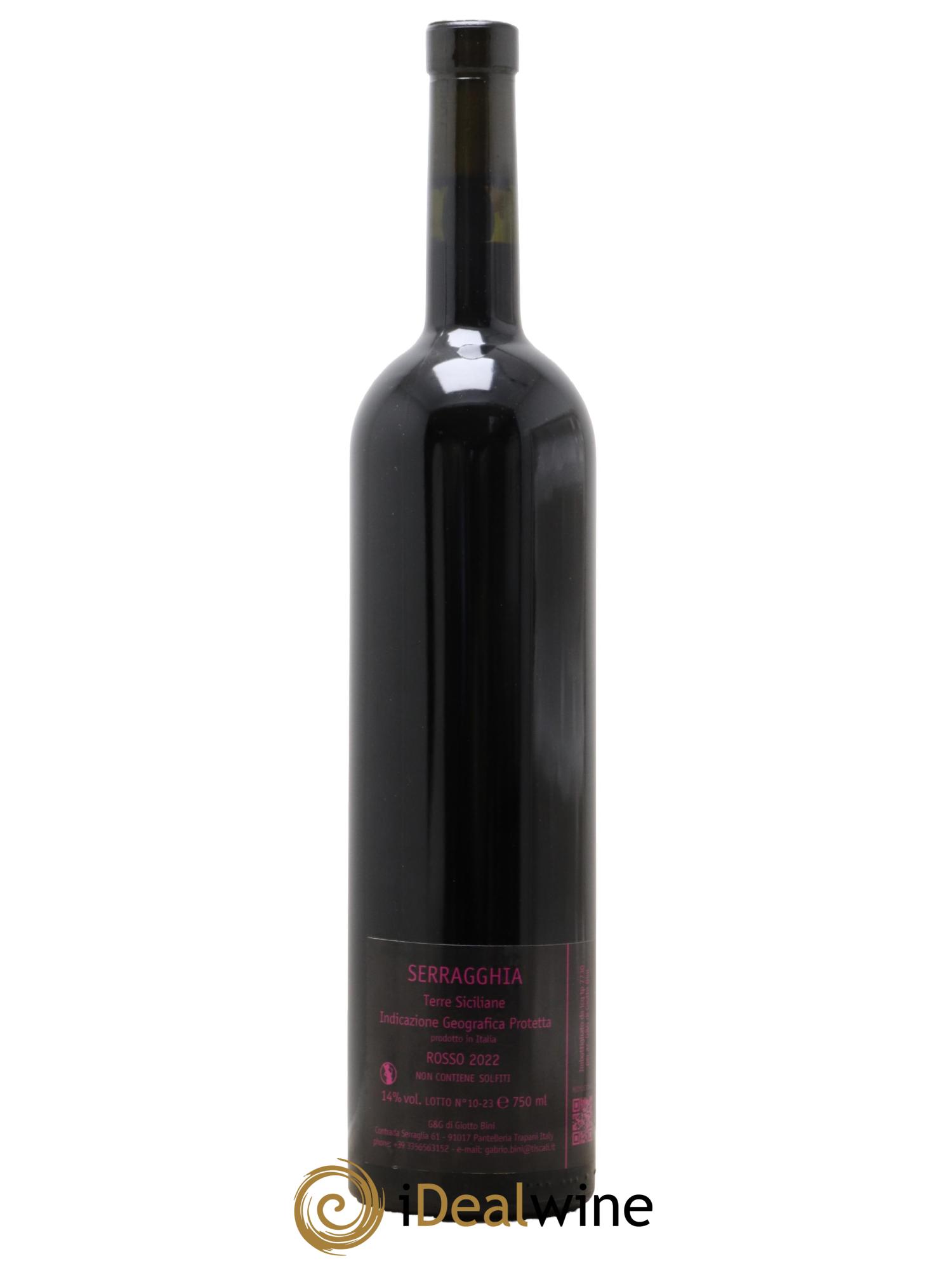 Terre Siciliane Azienda Serragghia Riserva Giotto 2022 - Lot de 1 bouteille - 1