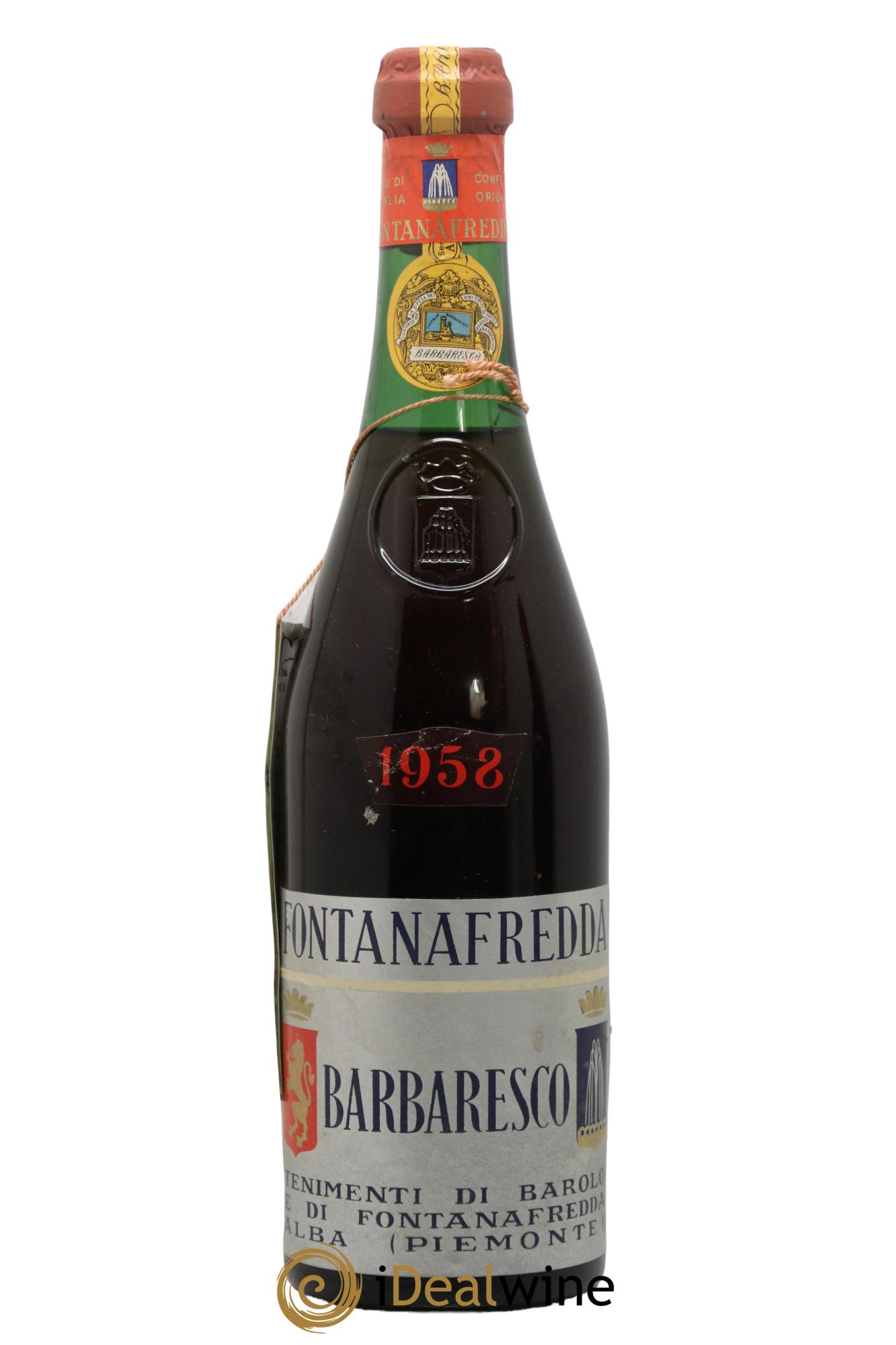 Barbaresco DOCG Fontanafredda 1958 - Lotto di 1 bottiglia - 0