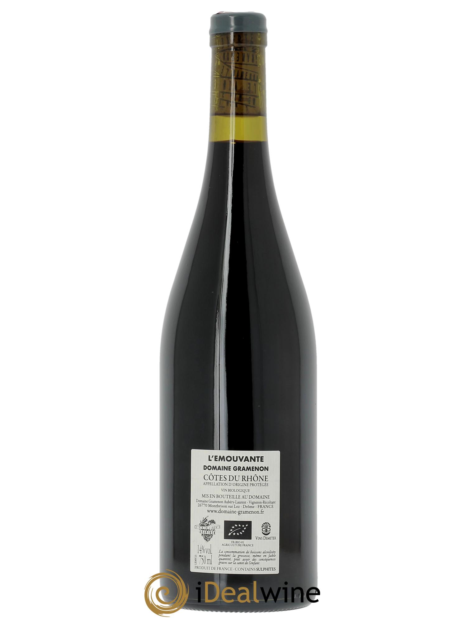 Côtes-du-Rhône L'émouvante Gramenon (Domaine)  2023 - Lotto di 1 bottiglia - 1