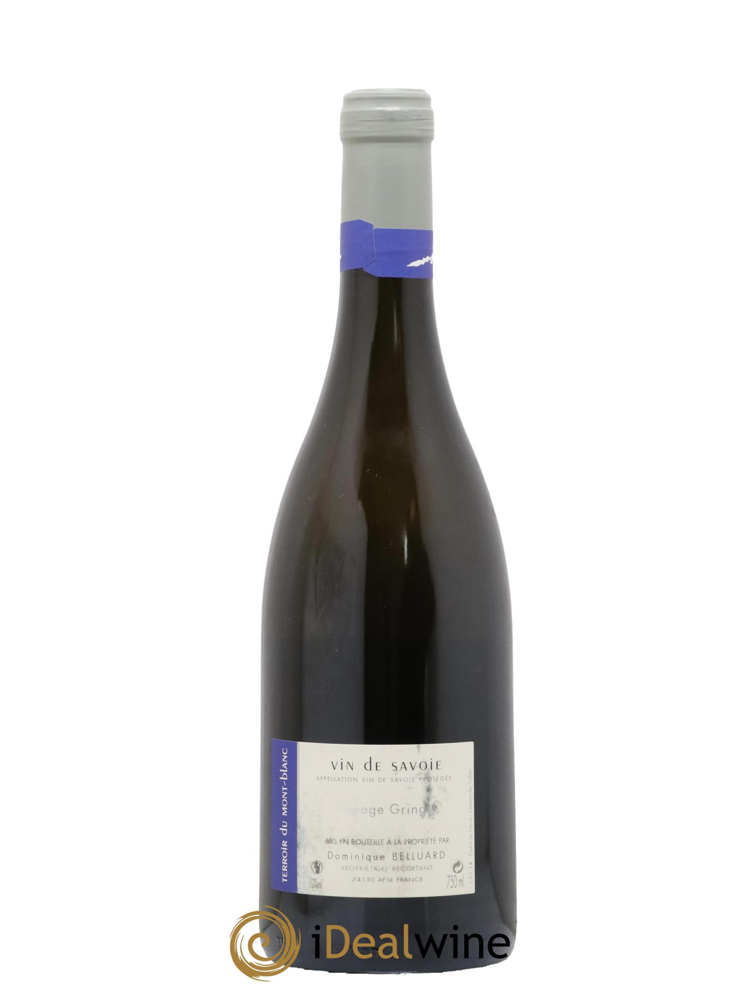 Vin de Savoie Le Feu Domaine Belluard 2014 - Lot de 1 bouteille - 1