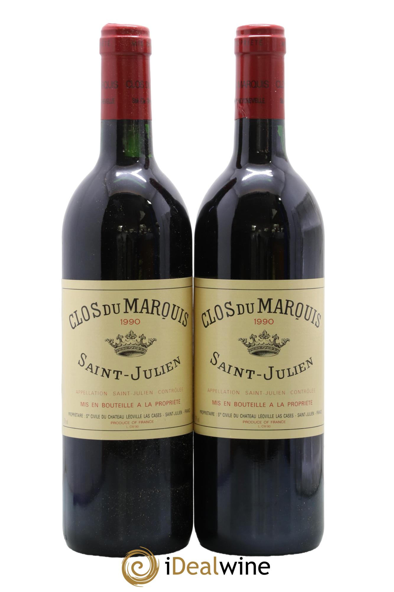 Clos du Marquis 1990 - Lot de 2 bouteilles - 0