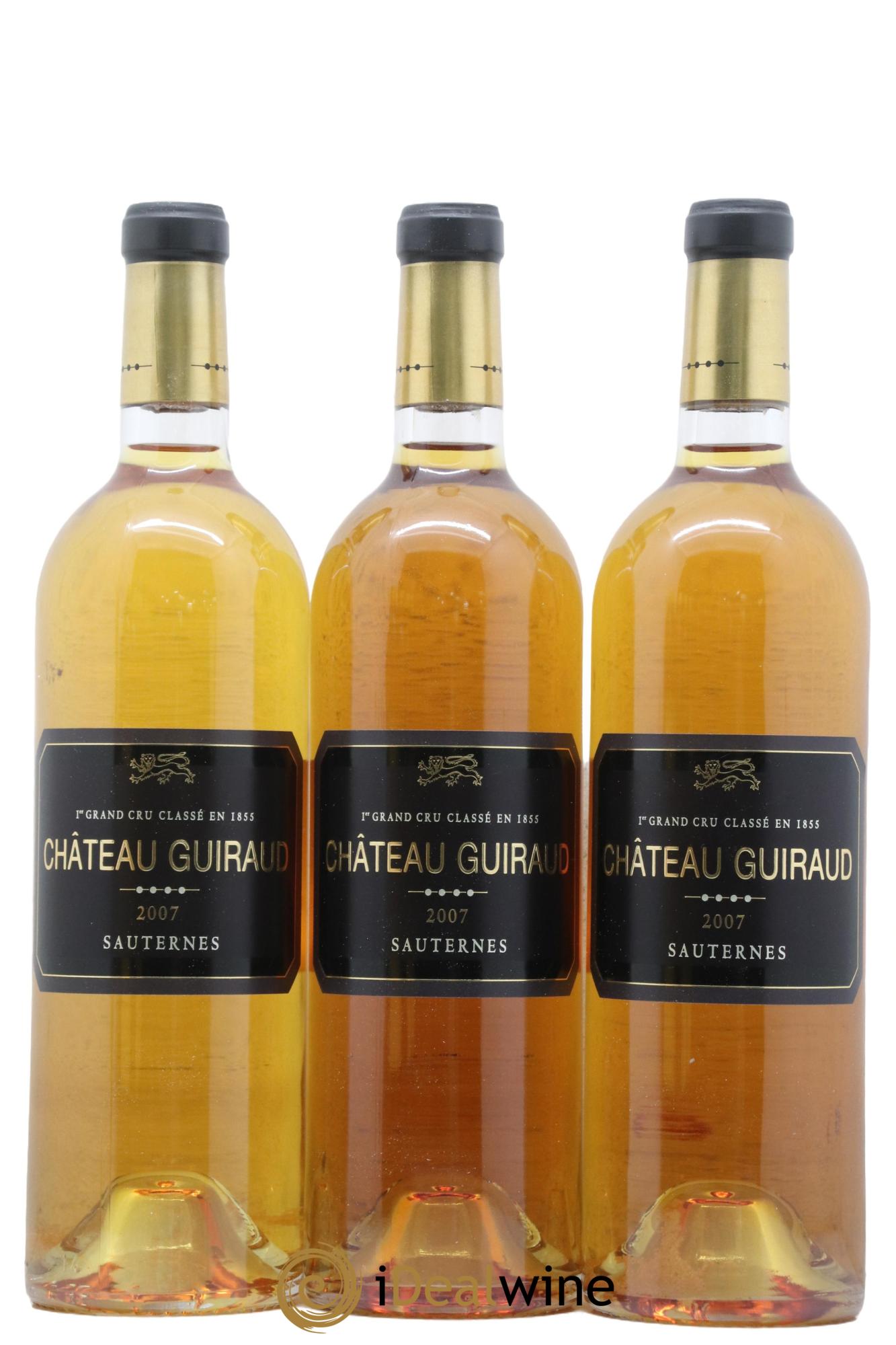 Château Guiraud 1er Grand Cru Classé 2007 - Lotto di 3 bottiglie - 0