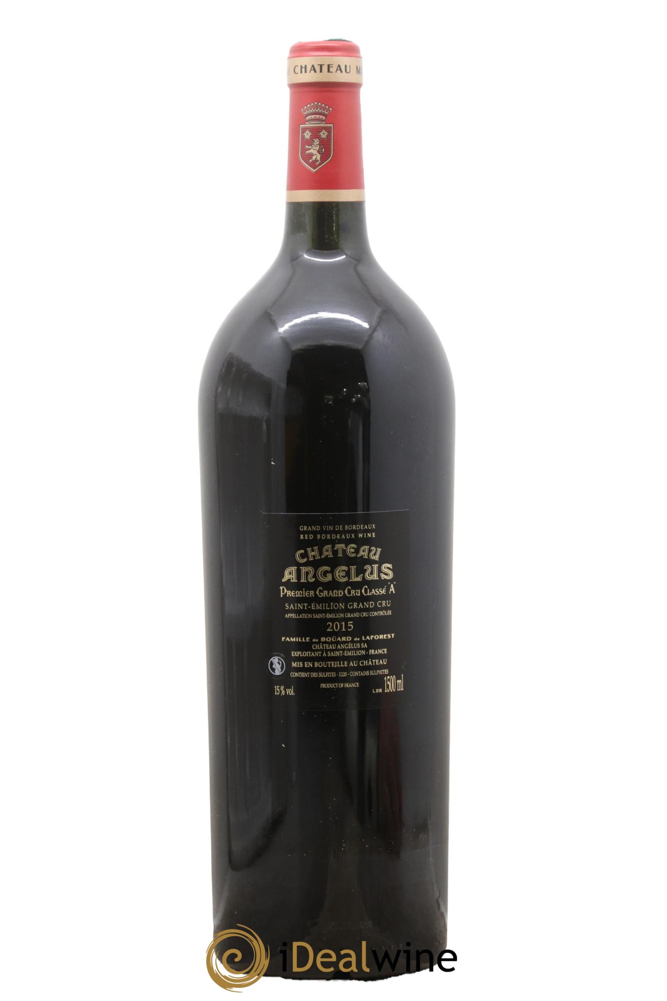 Château Angélus 1er Grand Cru Classé A 2015 - Lot de 1 magnum - 1