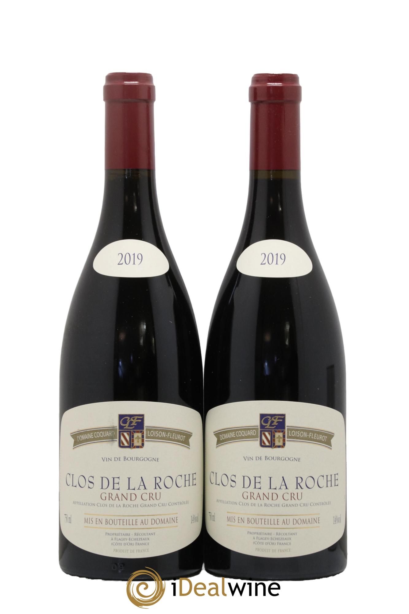 Clos de la Roche Grand Cru Coquard Loison-Fleurot 2019 - Lot de 2 bouteilles - 0