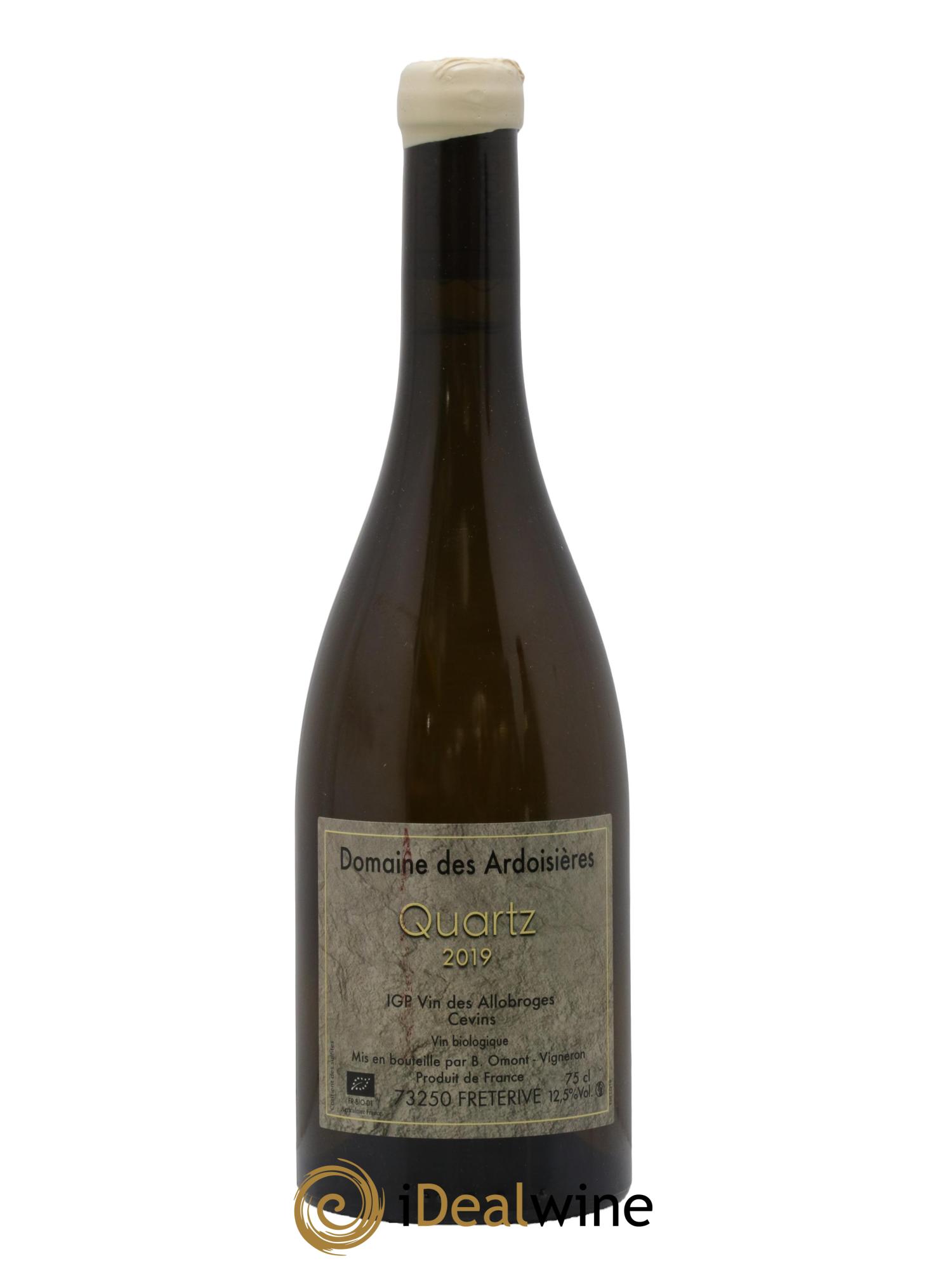 Vin des Allobroges Cevins Quartz Ardoisières (Domaine des) 2019 - Lot de 1 bouteille - 0