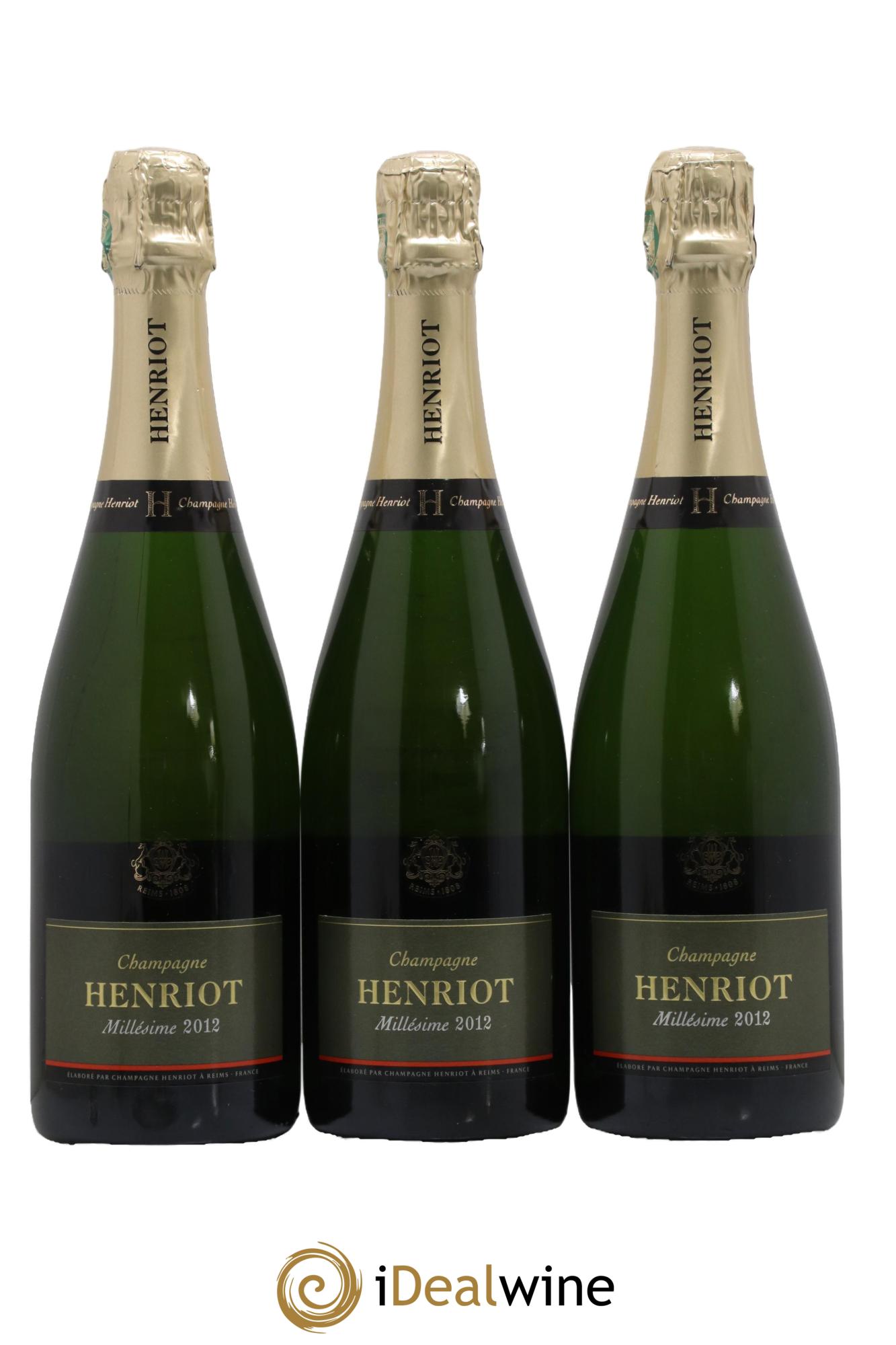 Brut Millésimé Henriot 2012 - Lot de 3 bouteilles - 0