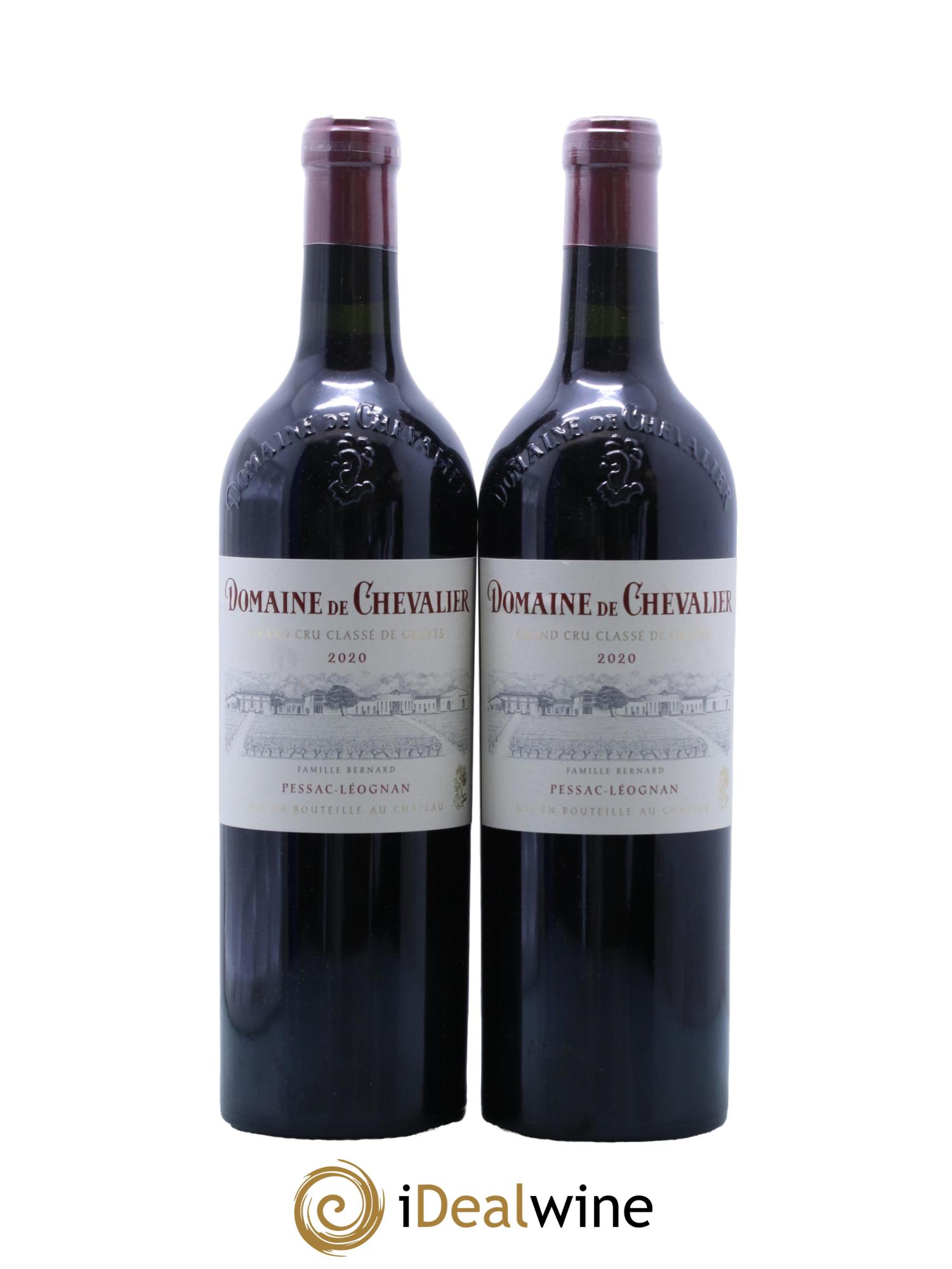 Domaine de Chevalier Cru Classé de Graves 2020 - Lot de 2 bouteilles - 0