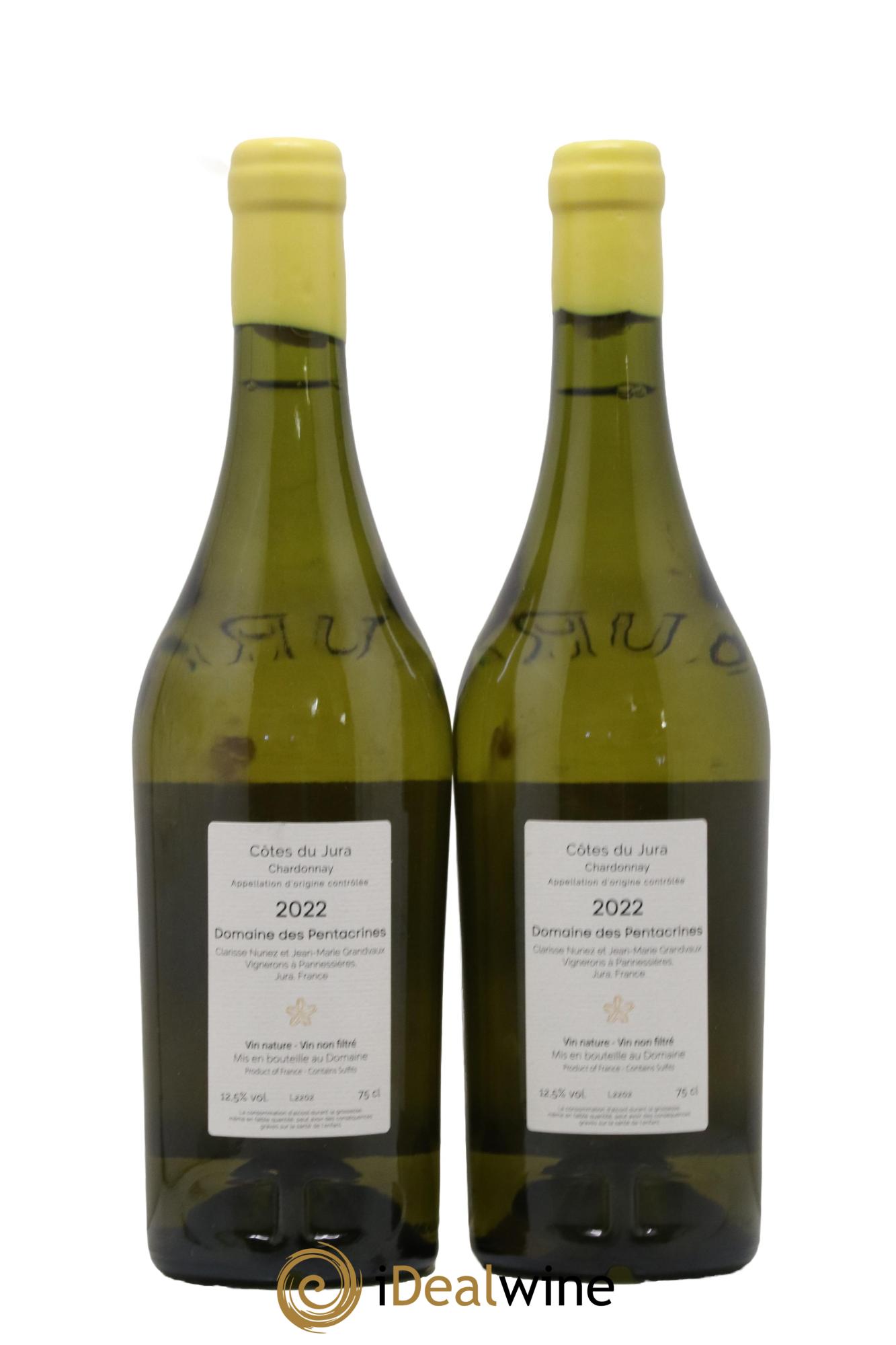 Côtes du Jura Sur Le Seuil Domaine Des Pentacrines 2022 - Lot de 2 bouteilles - 1