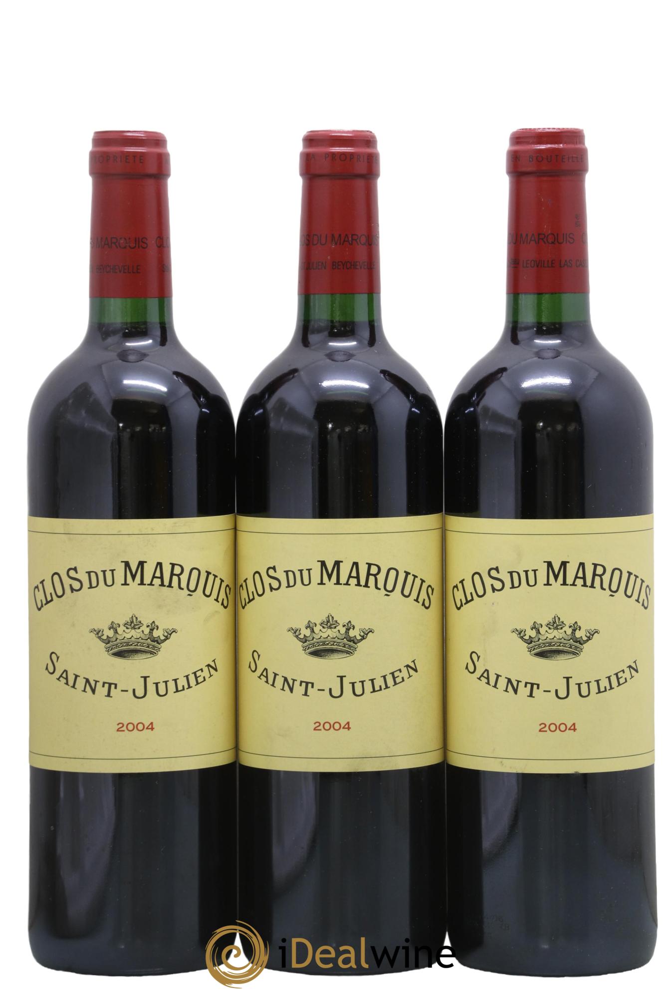 Clos du Marquis 2004 - Lot of 3 bottles - 0