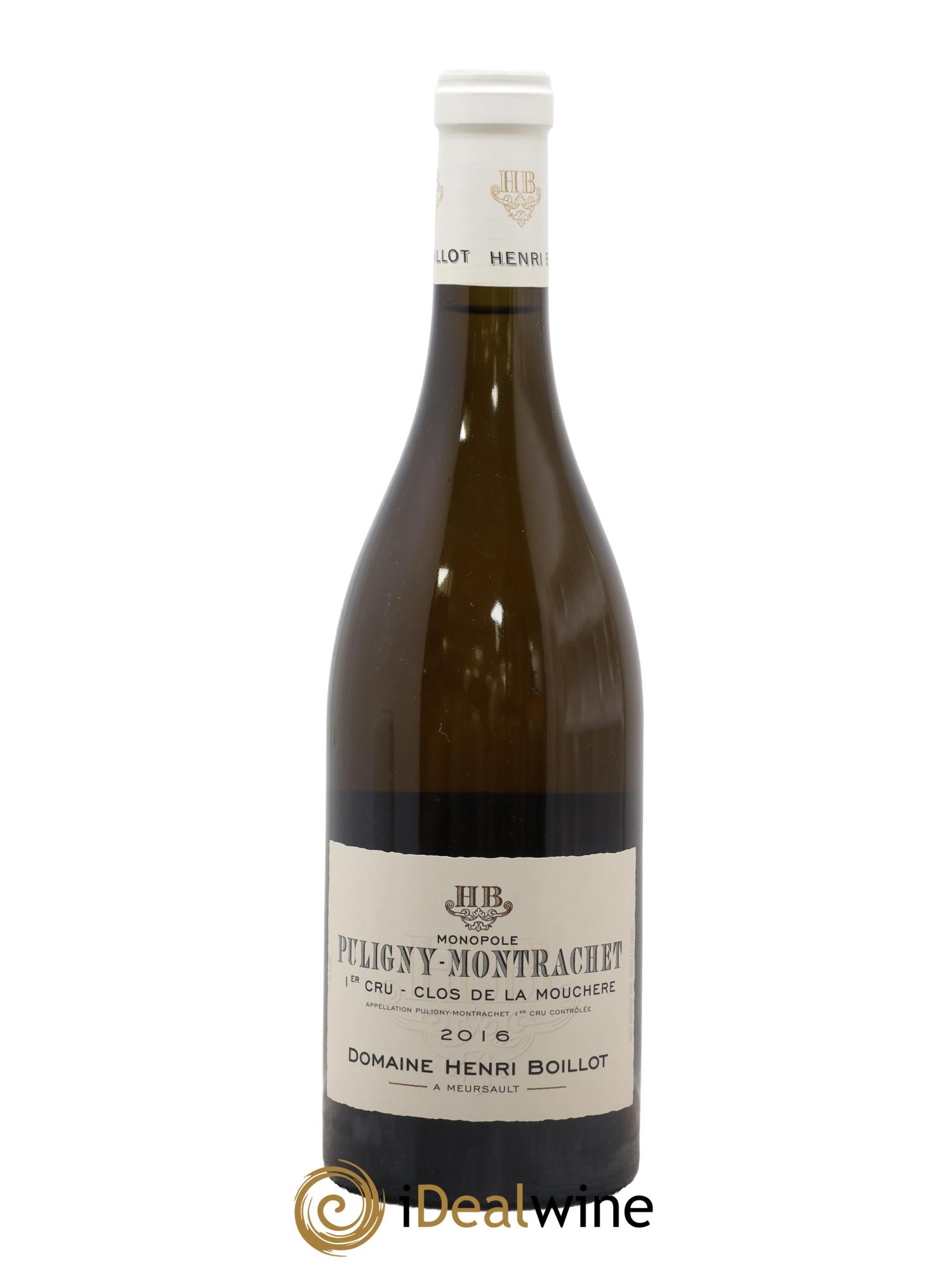 Puligny-Montrachet 1er Cru Clos de la Mouchère Henri Boillot (Domaine) 2016 - Lot of 1 bottle - 0