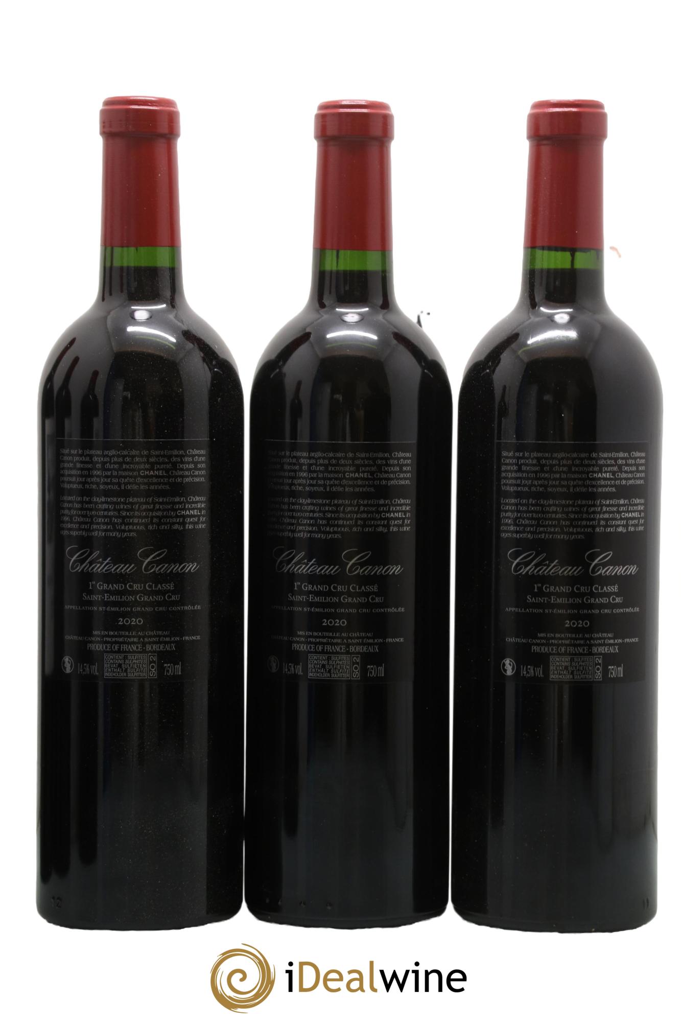 Château Canon 1er Grand Cru Classé B 2020 - Lot of 6 bottles - 2