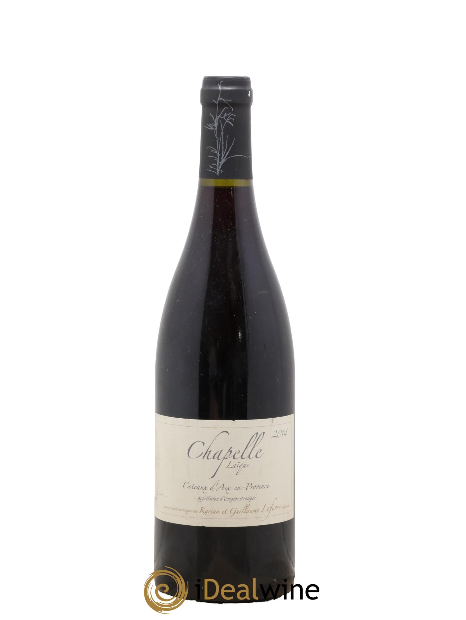 Coteaux d'Aix-en-Provence Chapelle Laïque Sulauze 2014 - Lot de 1 bouteille - 0