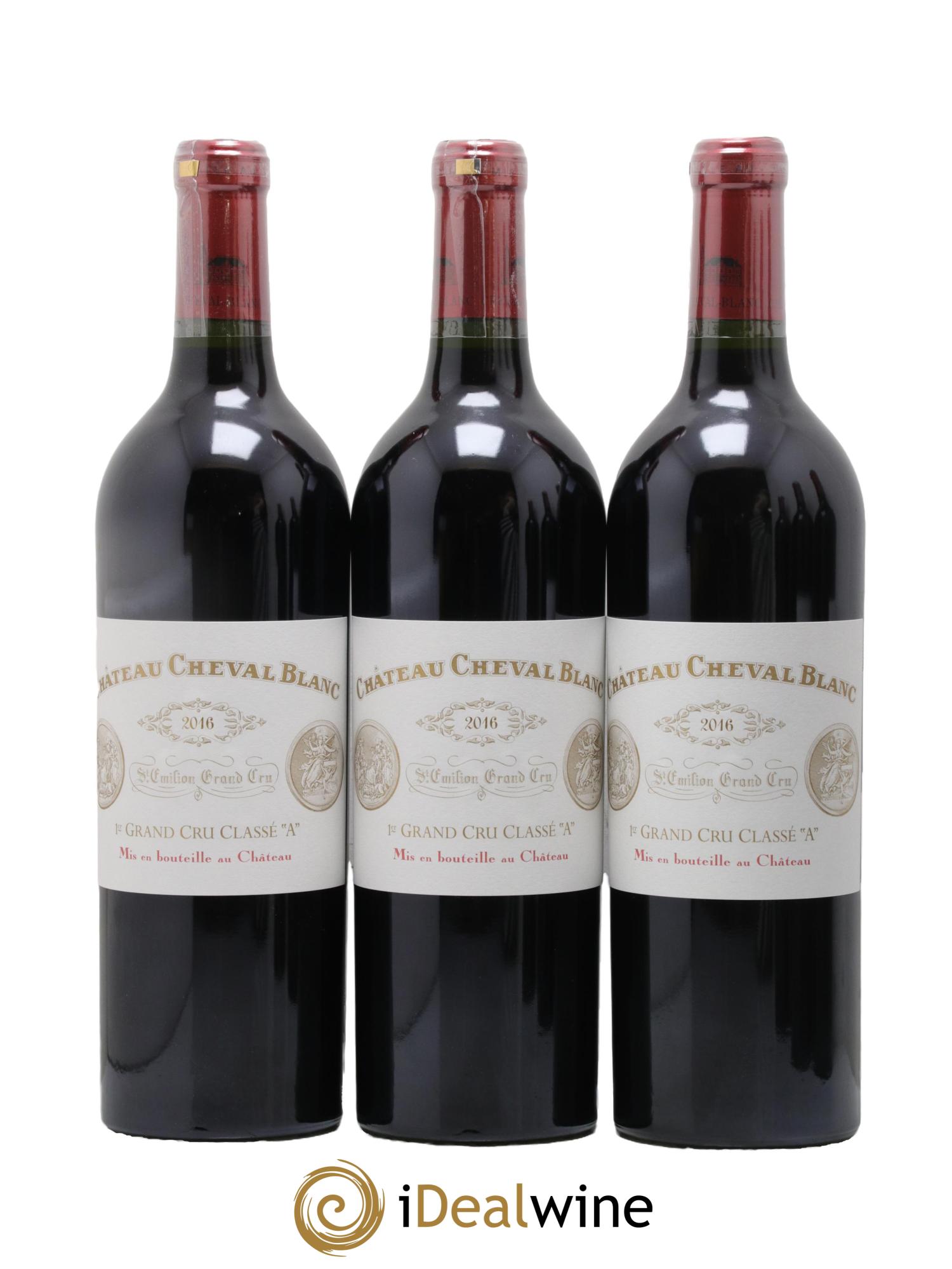 Château Cheval Blanc 1er Grand Cru Classé A 2016 - Lot de 6 bouteilles - 1