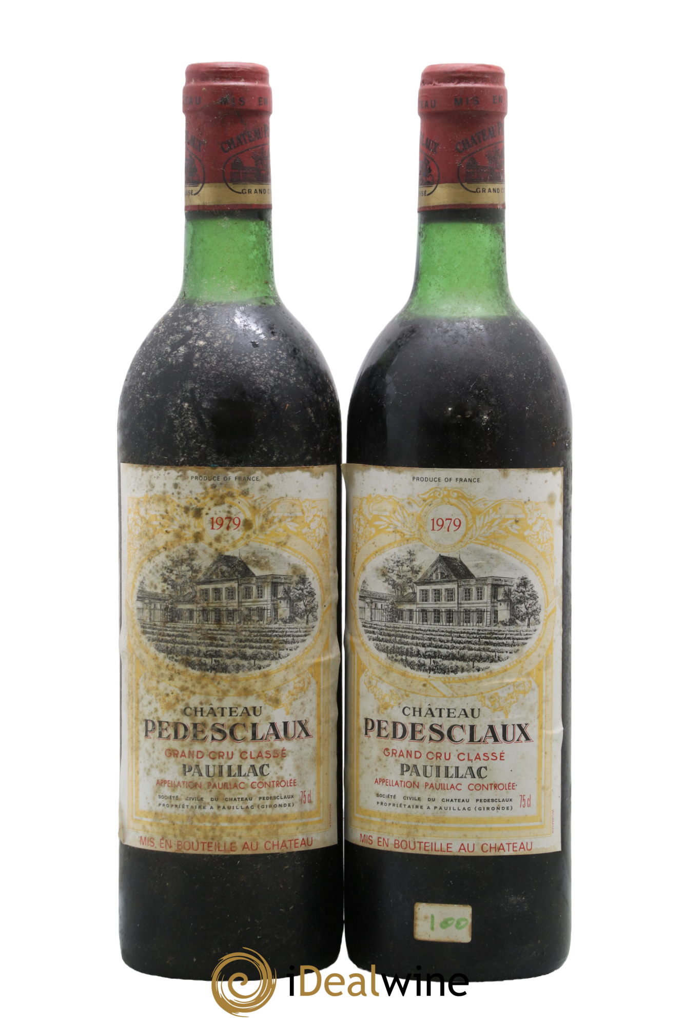Château Pedesclaux 5ème Grand Cru Classé 1979 - Lot de 2 bouteilles - 0