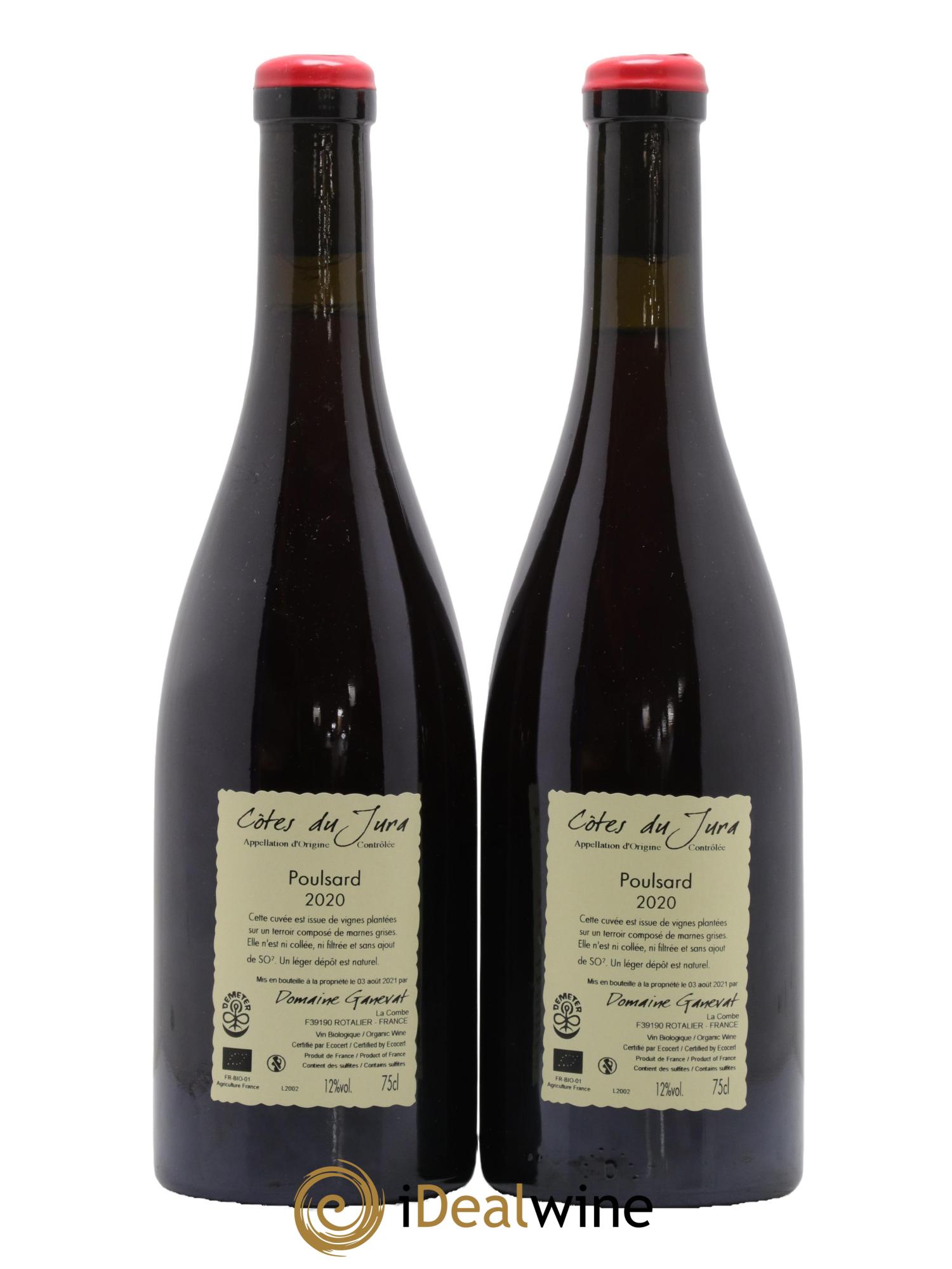 Côtes du Jura Les Chalasses Vieilles Vignes Poulsard Jean-François Ganevat (Domaine) 2020 - Lot de 2 bouteilles - 1