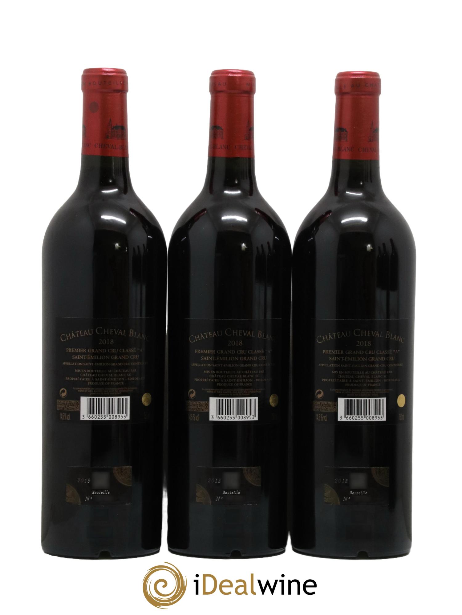 Château Cheval Blanc 1er Grand Cru Classé A 2018 - Lot de 6 bouteilles - 2